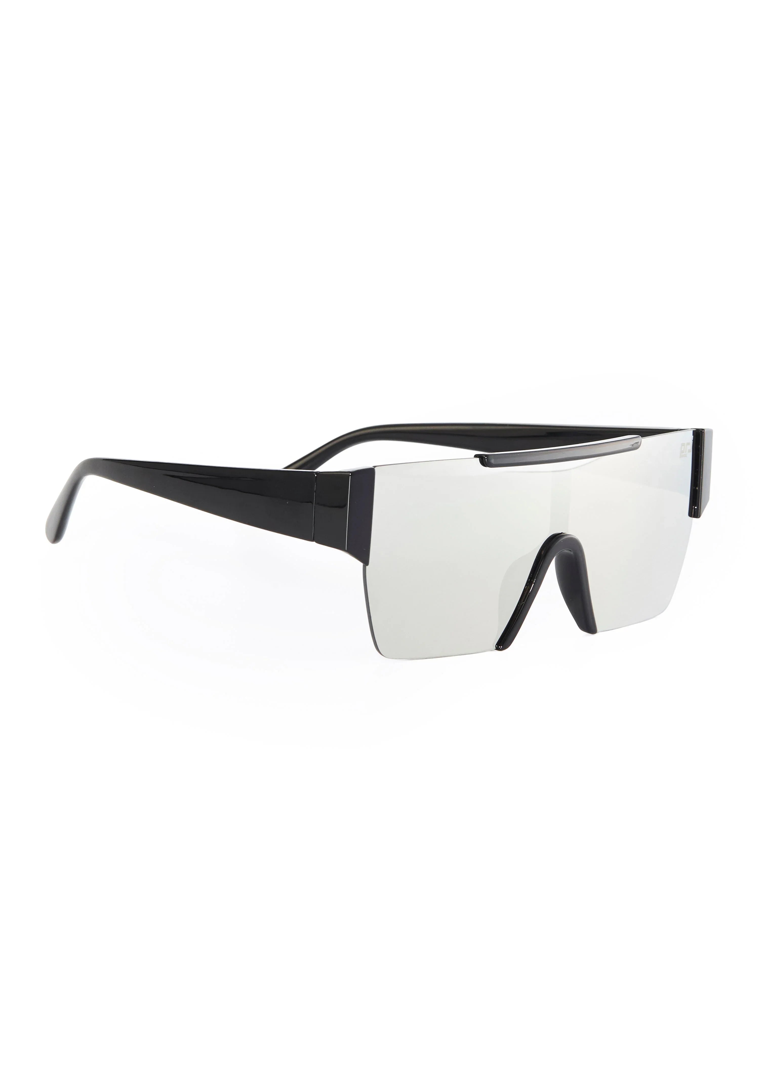 PROJECTWEAR | Edgerton Futuristic Sunglasses Black/Silver