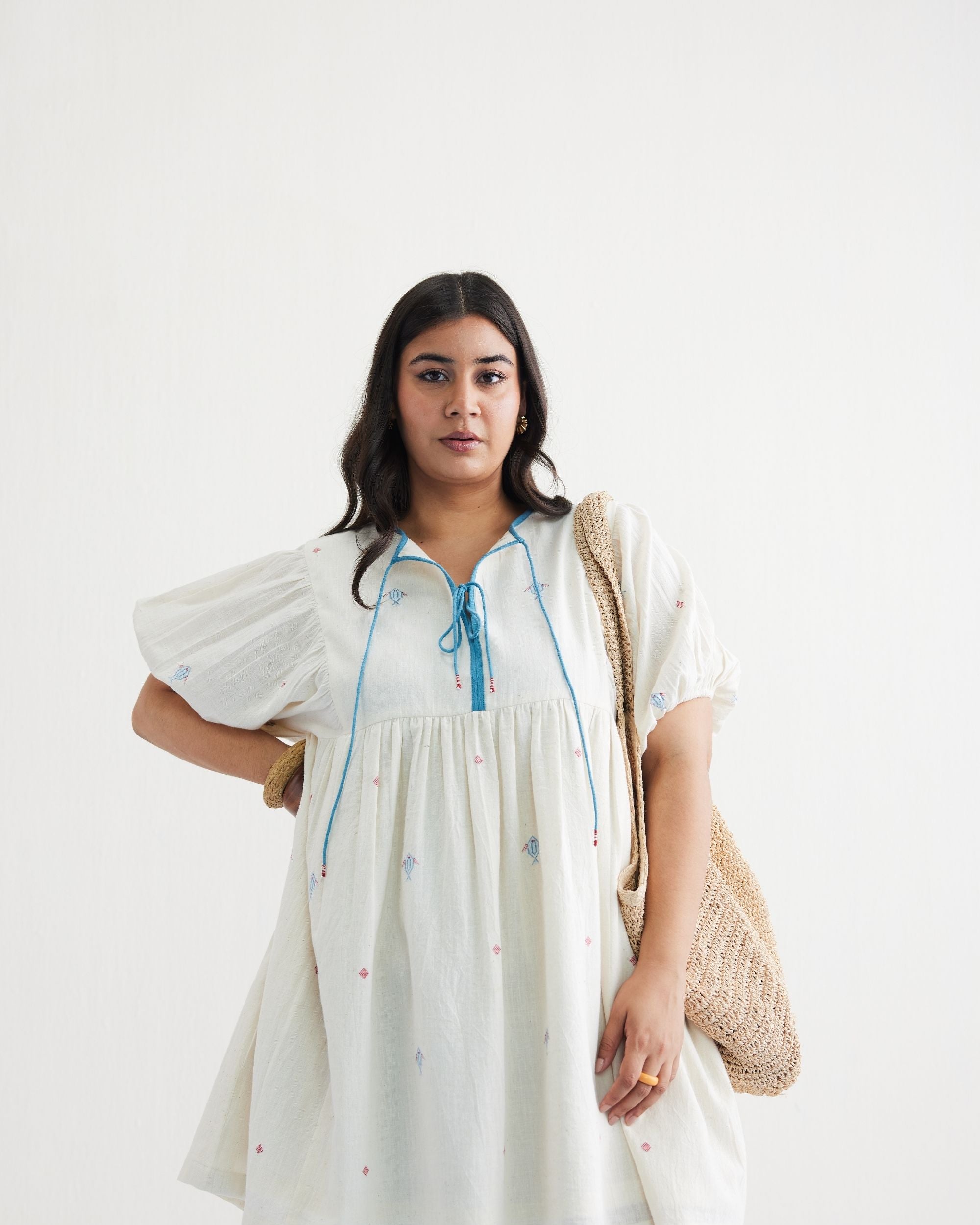 SUI | Swim Free Handwoven Kala Cotton Dress