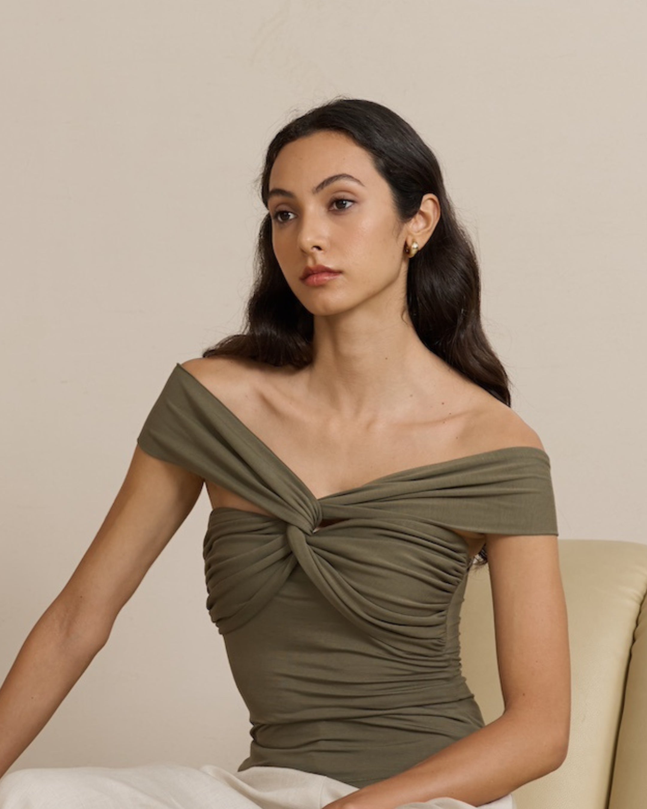 EMVY | Vera Padded Top - Green