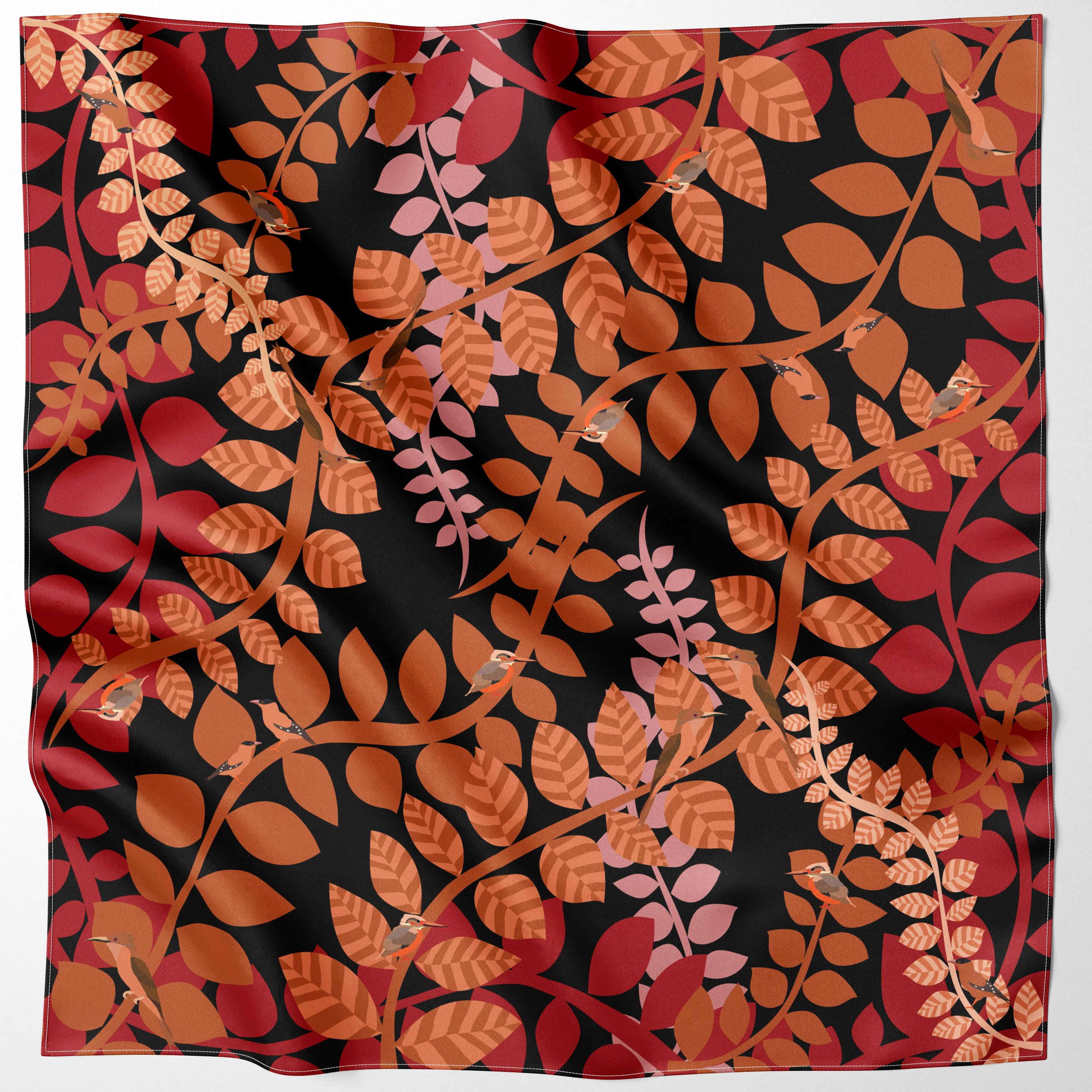 BINARY STYLE | Winged Friend in the Golden Hours Scarf