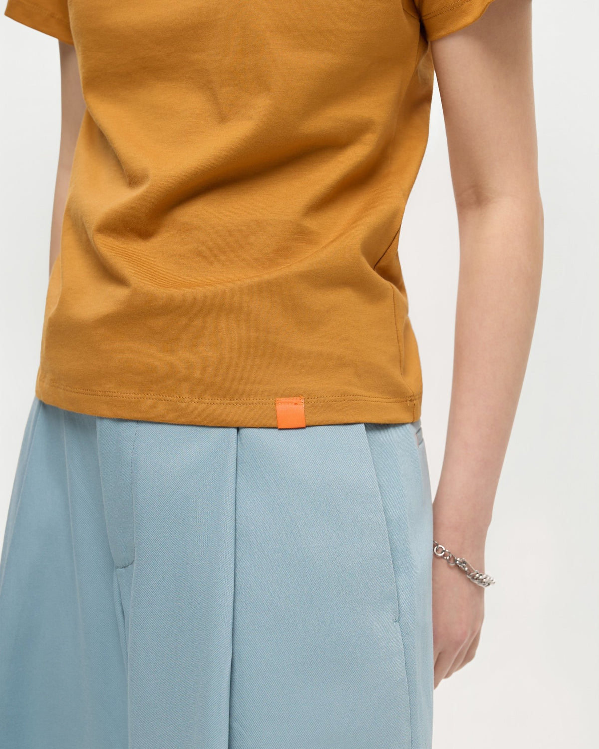 3EIGHTH | Mock Neck Tee in Caramel