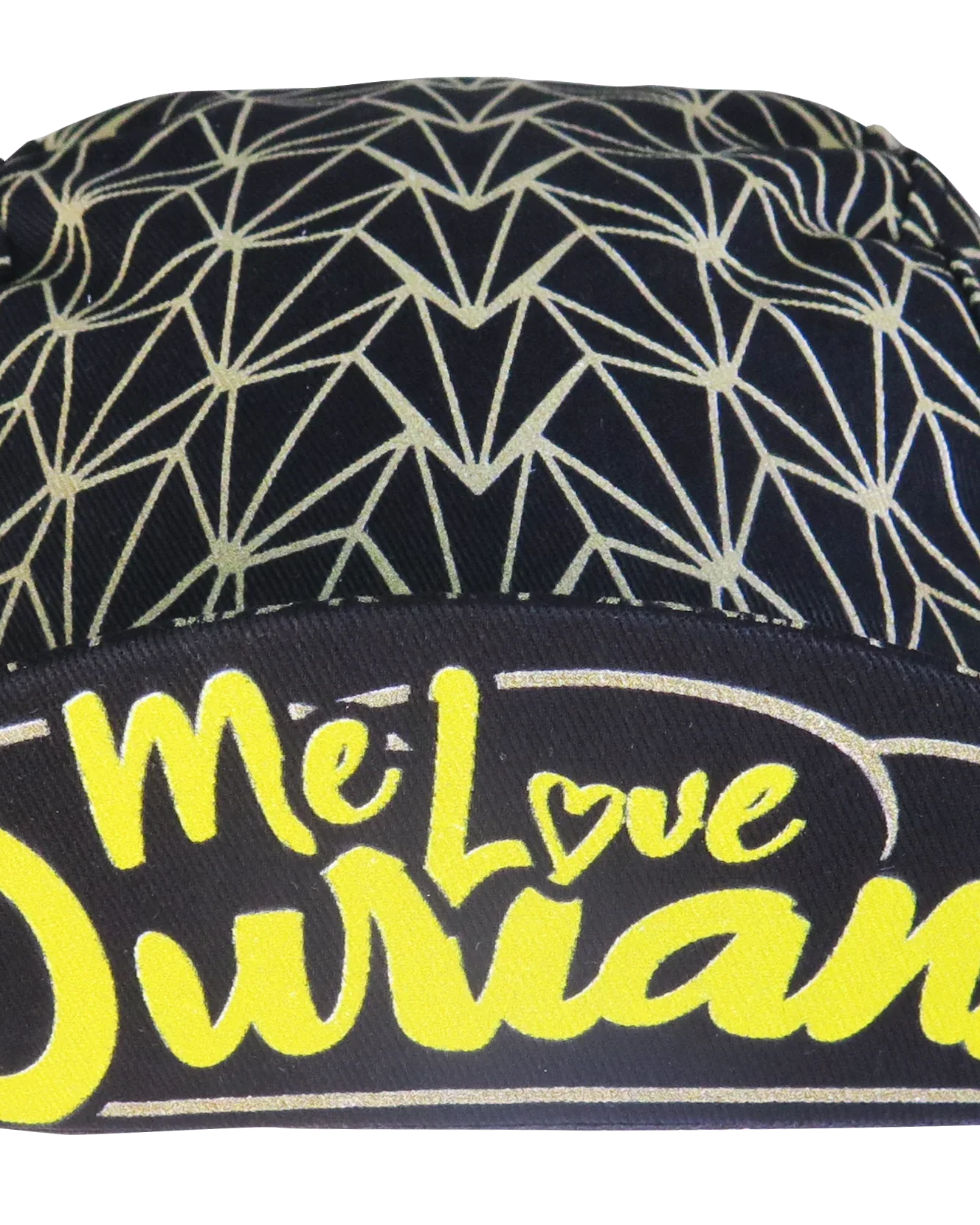A DESIGN BY TAKACHYA | Cycling Cap - Me Love Durian Black Gold