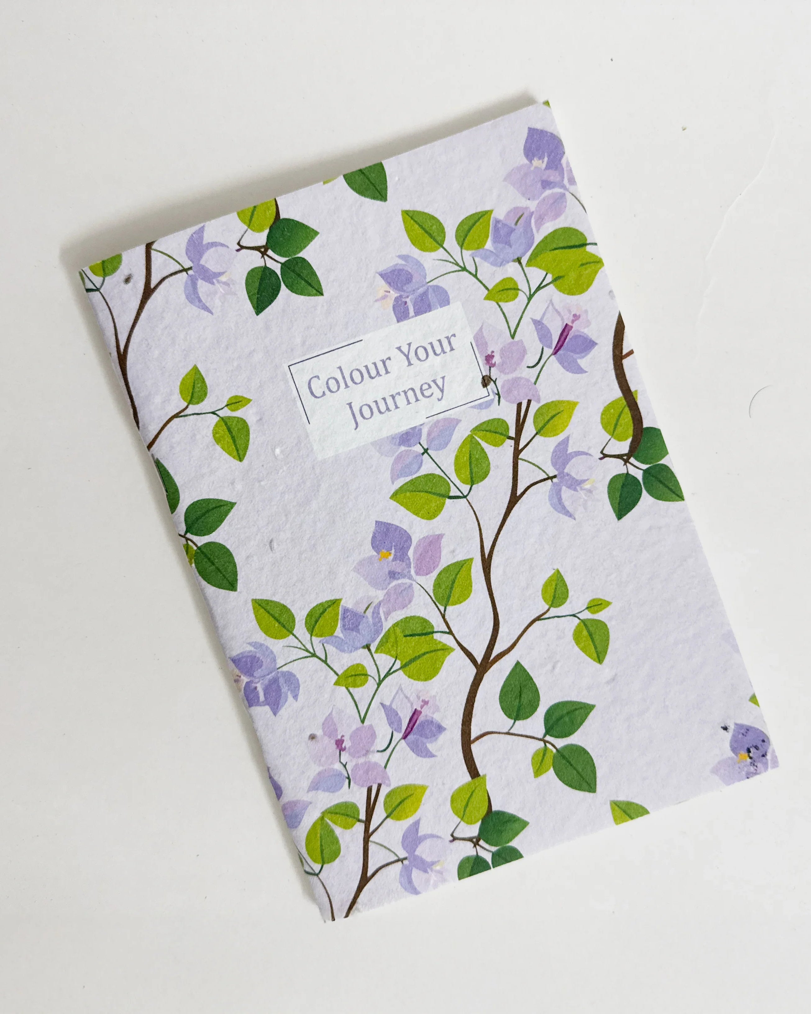 PURPLE AND PURE | Plantable Notebook Gift Set - Bouganvillea Blush