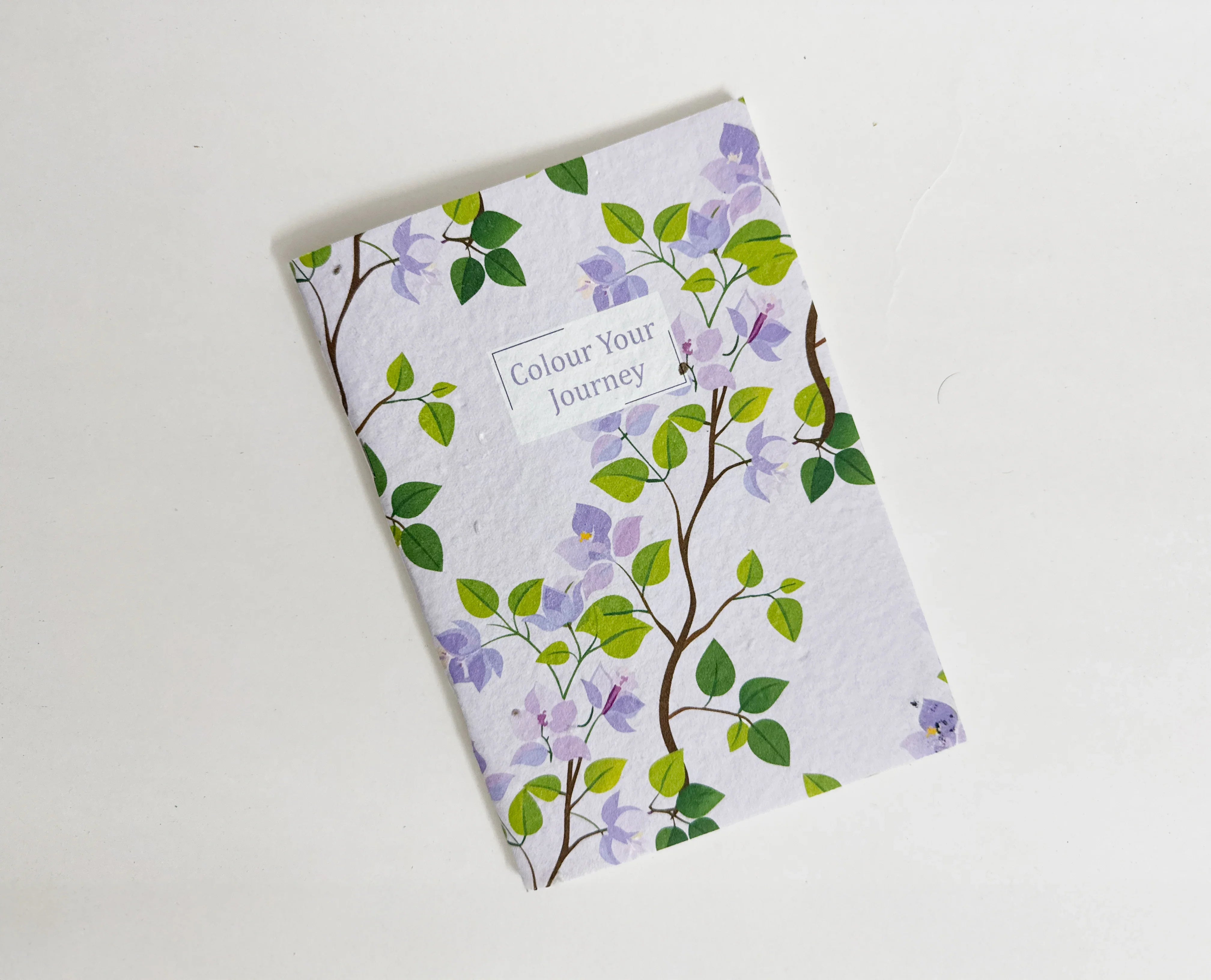 PURPLE AND PURE | Plantable Notebook Gift Set - Bouganvillea Blush