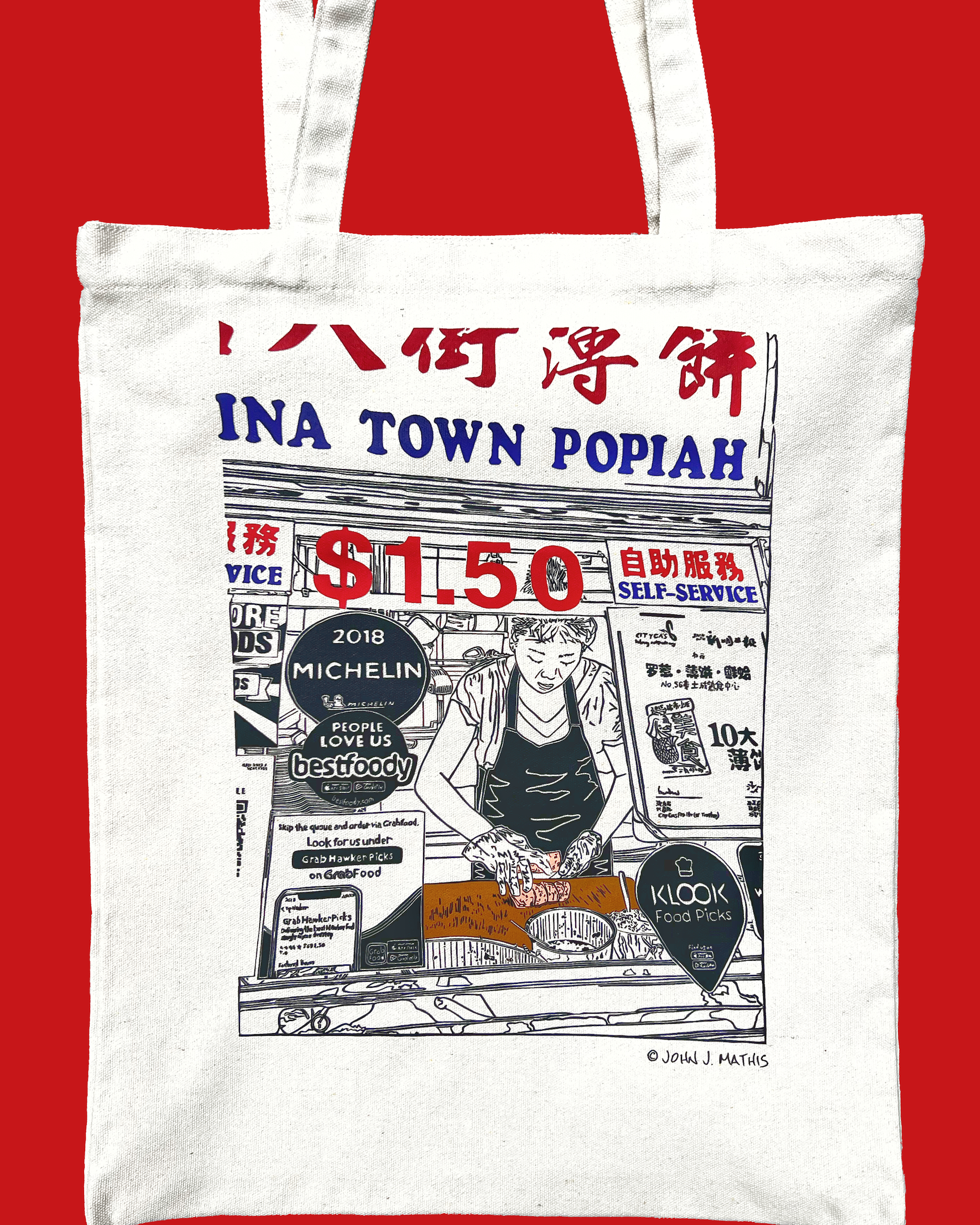 TATSU MAKER WORKS | China Town Popiah Tote Bag