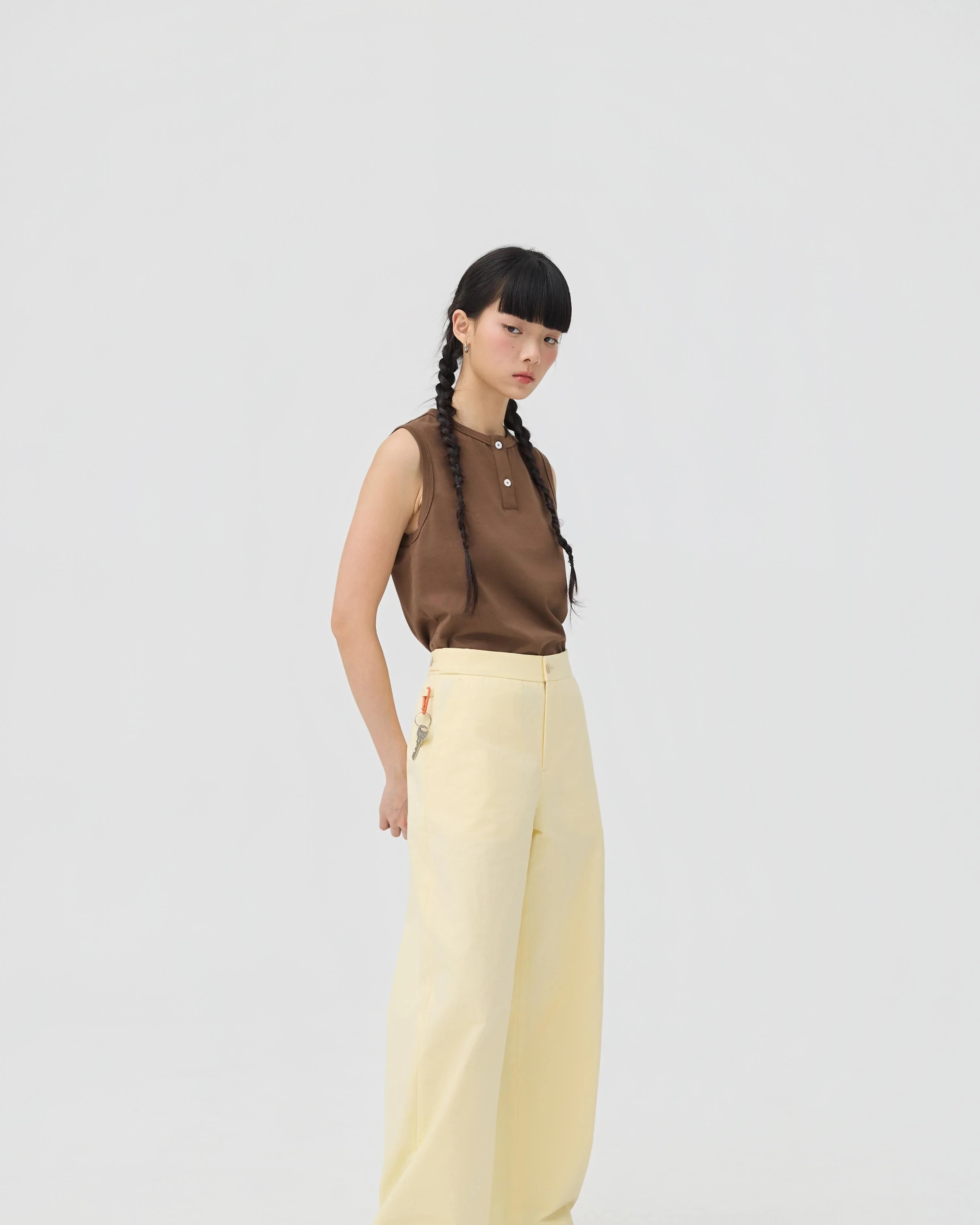 3EIGHTH | Sagyo Trousers In Sunshine Yellow