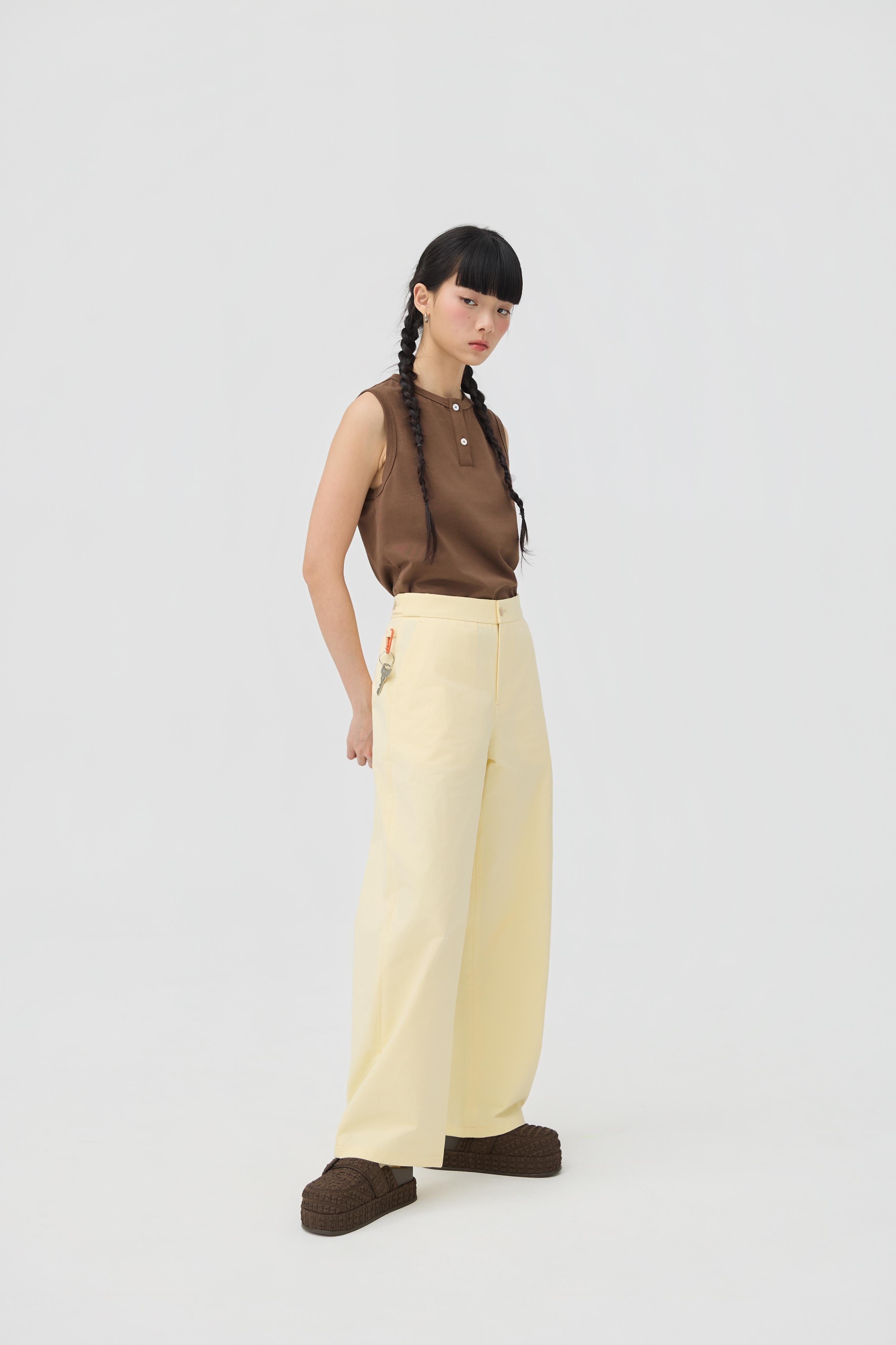 3EIGHTH | Sagyo Trousers In Sunshine Yellow