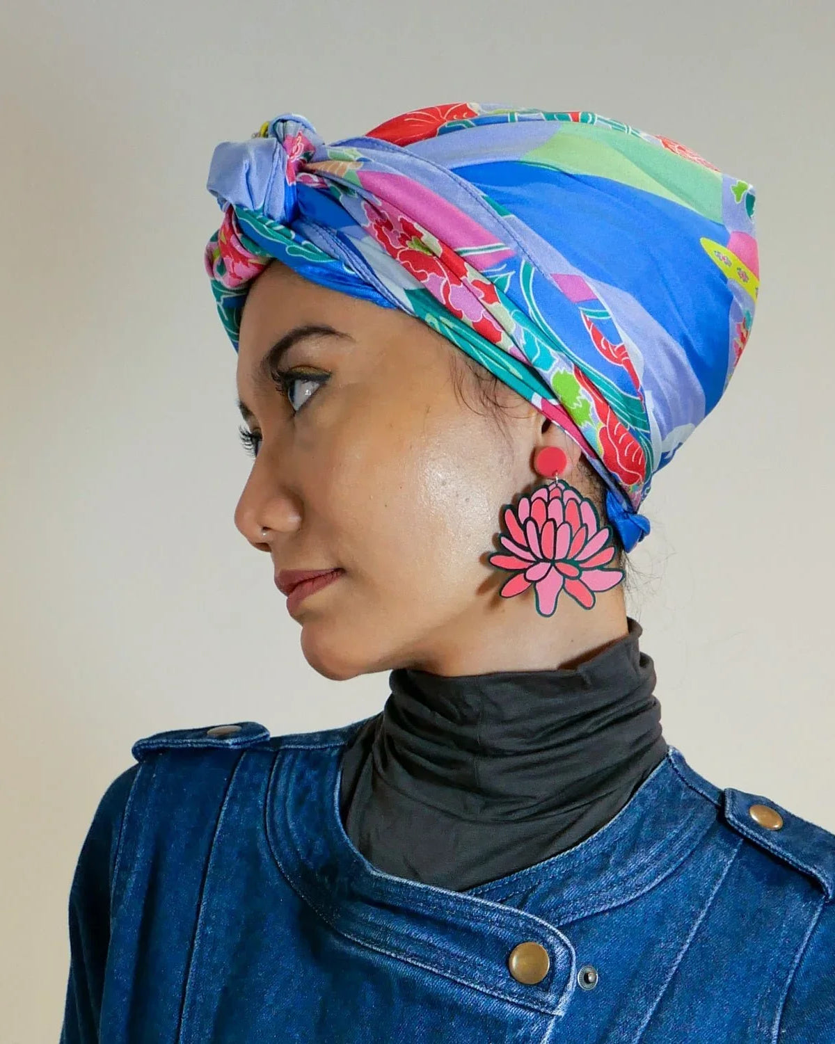 BINARY STYLE | Peranakan Bricollage Premium Silk Scarf