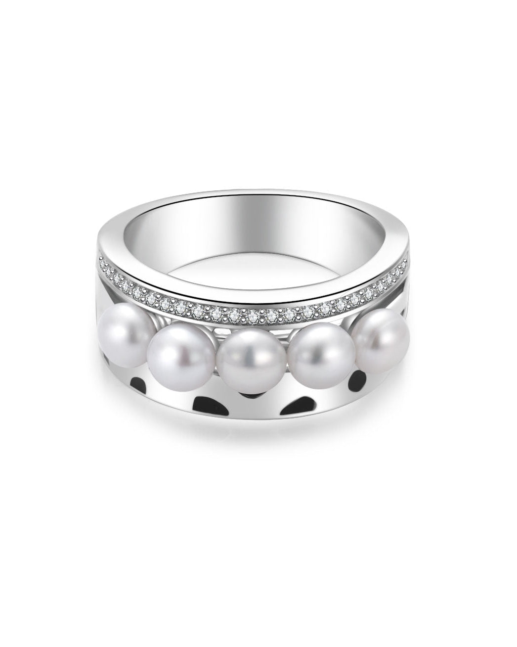PEARLY LUSTRE | Cheetah Print Pearl Ring WR00263 | SAFARI