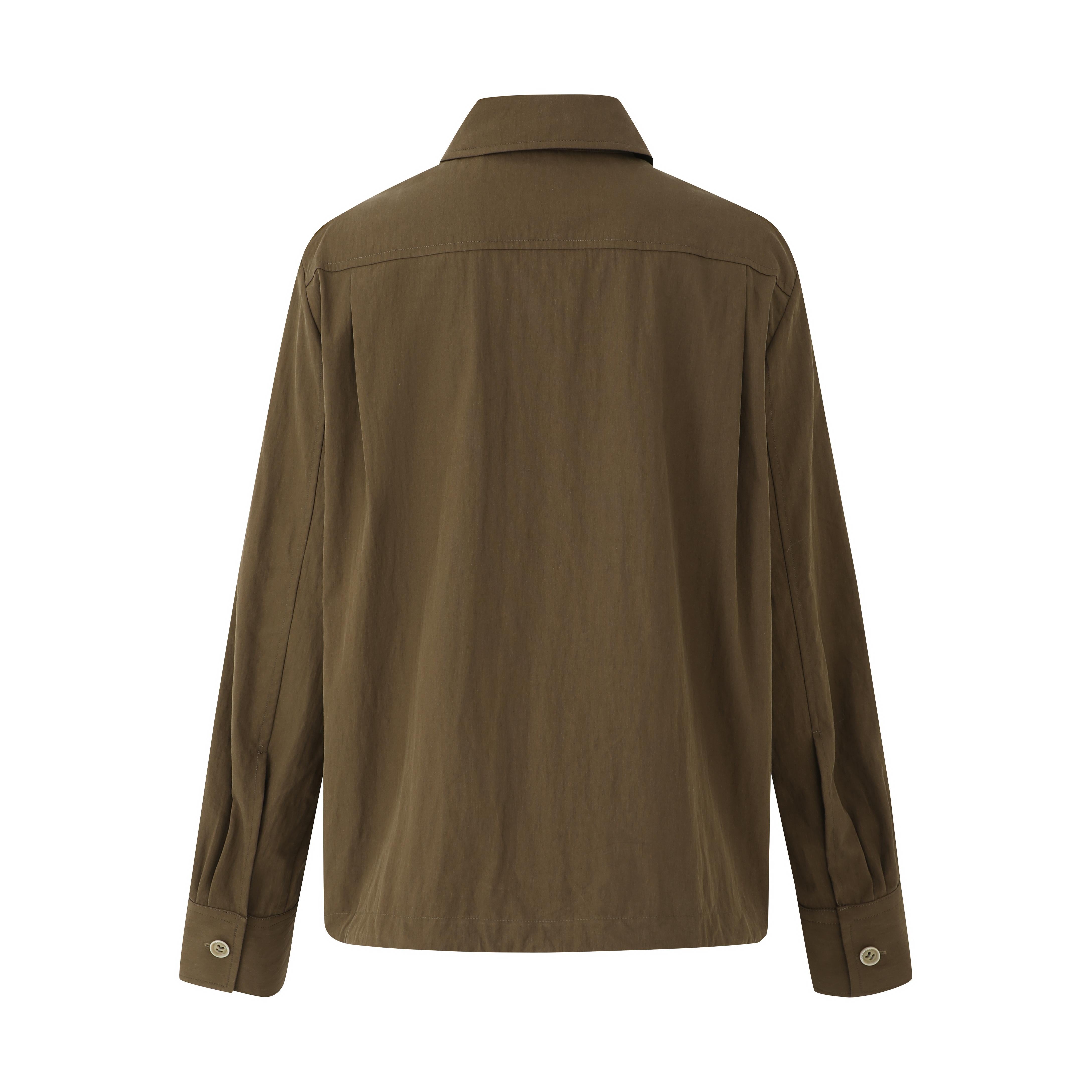 LAYERPLAN | Ferny Cotton Drawstring Shirt