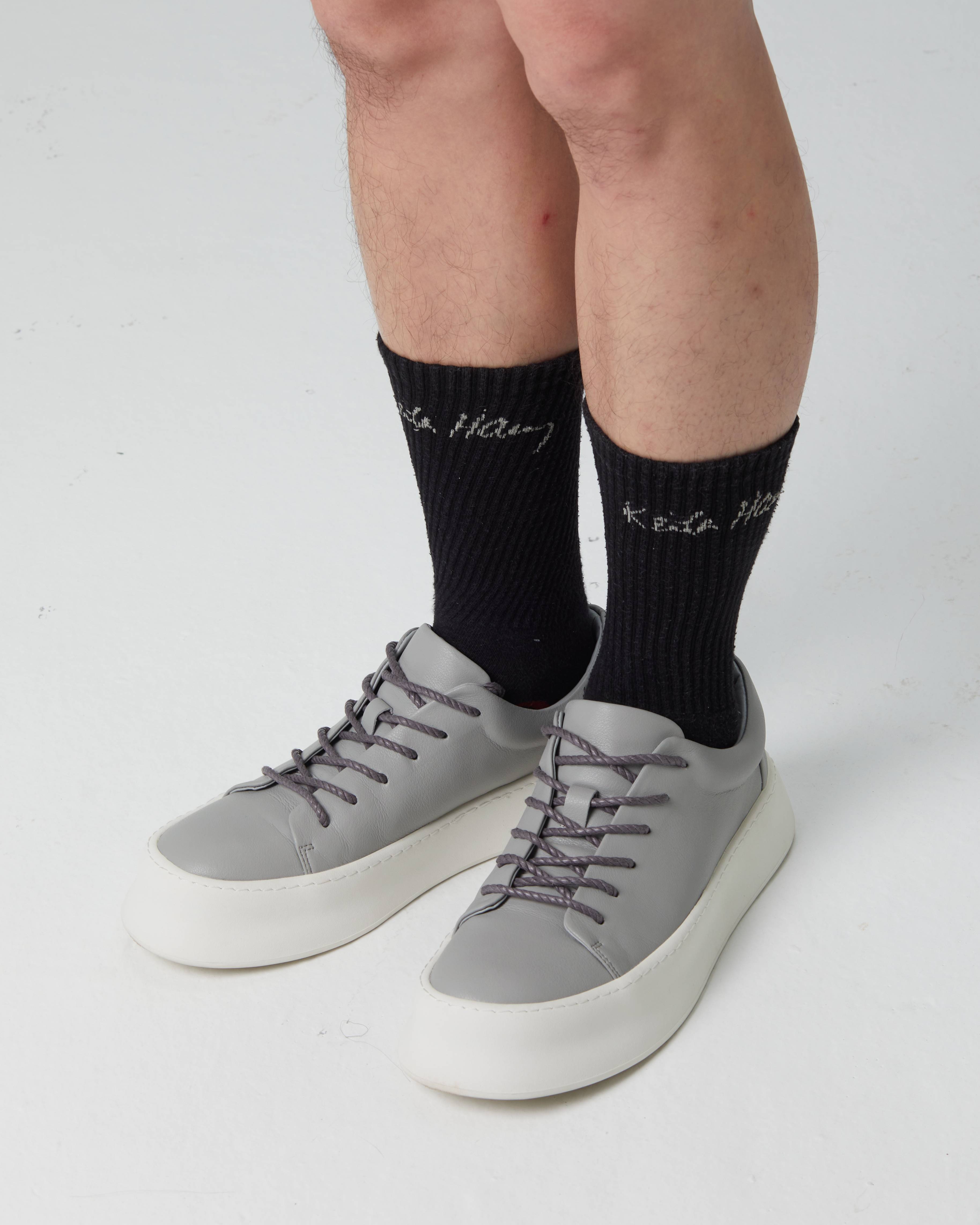 PROJECTWEAR | Fallon Low Cut Faux Leather Sneaker Grey