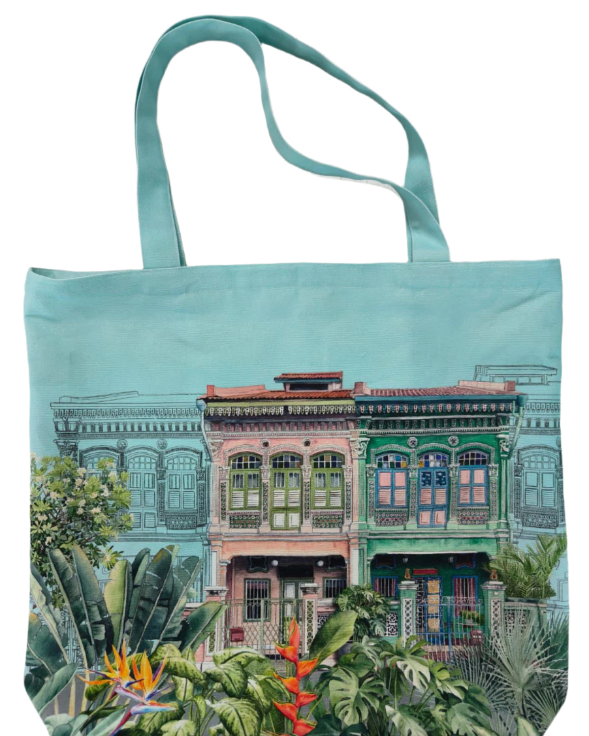 SINGLAPA | Peranakan Shophouse Tote Bag