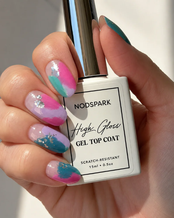 NODSPARK | Vibrant Vogue Nail Wrap Manicure