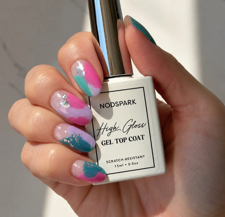 NODSPARK | Vibrant Vogue Nail Wrap Manicure