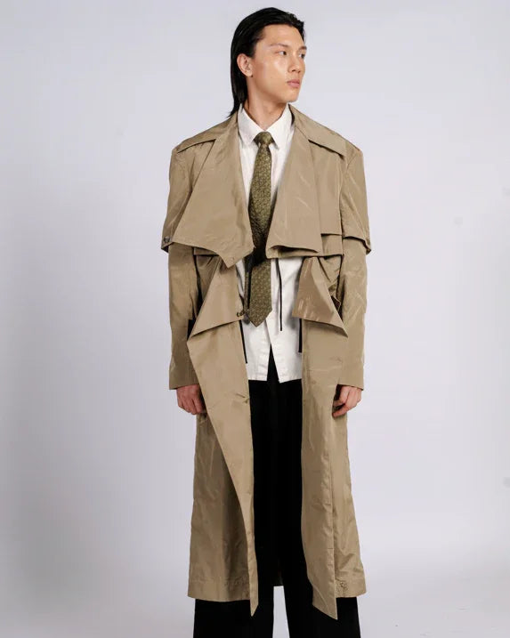 STUDIOMORAL | Multiways Trench Coat In Sage