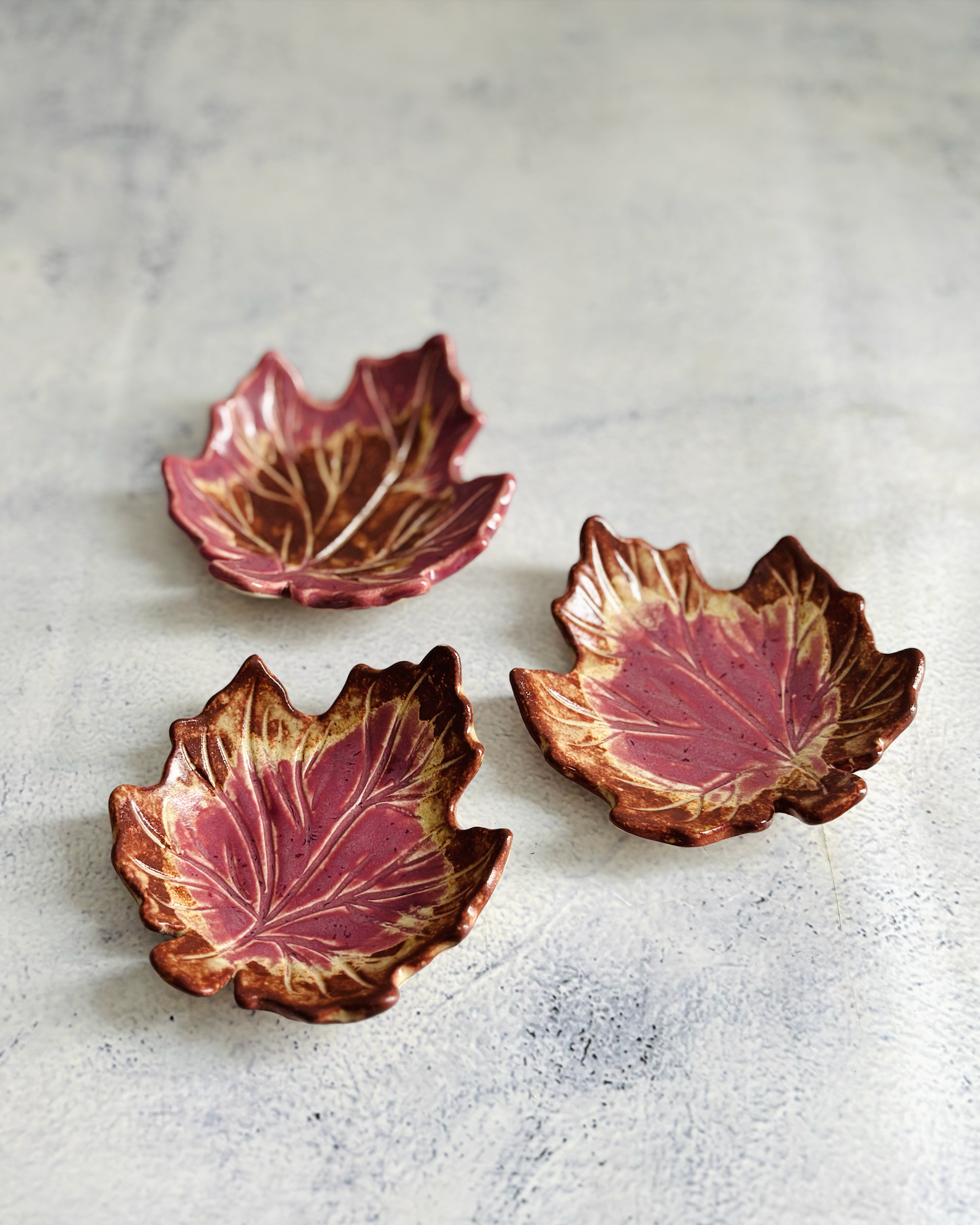 CERAMIC BY JAS | Handmade Ceramic Leaf Trinket Dish S