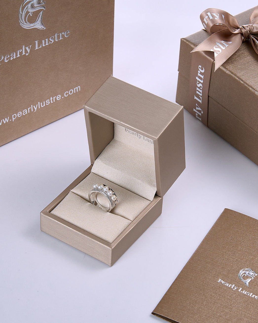 PEARLY LUSTRE | Cheetah Print Pearl Ring WR00263 | SAFARI