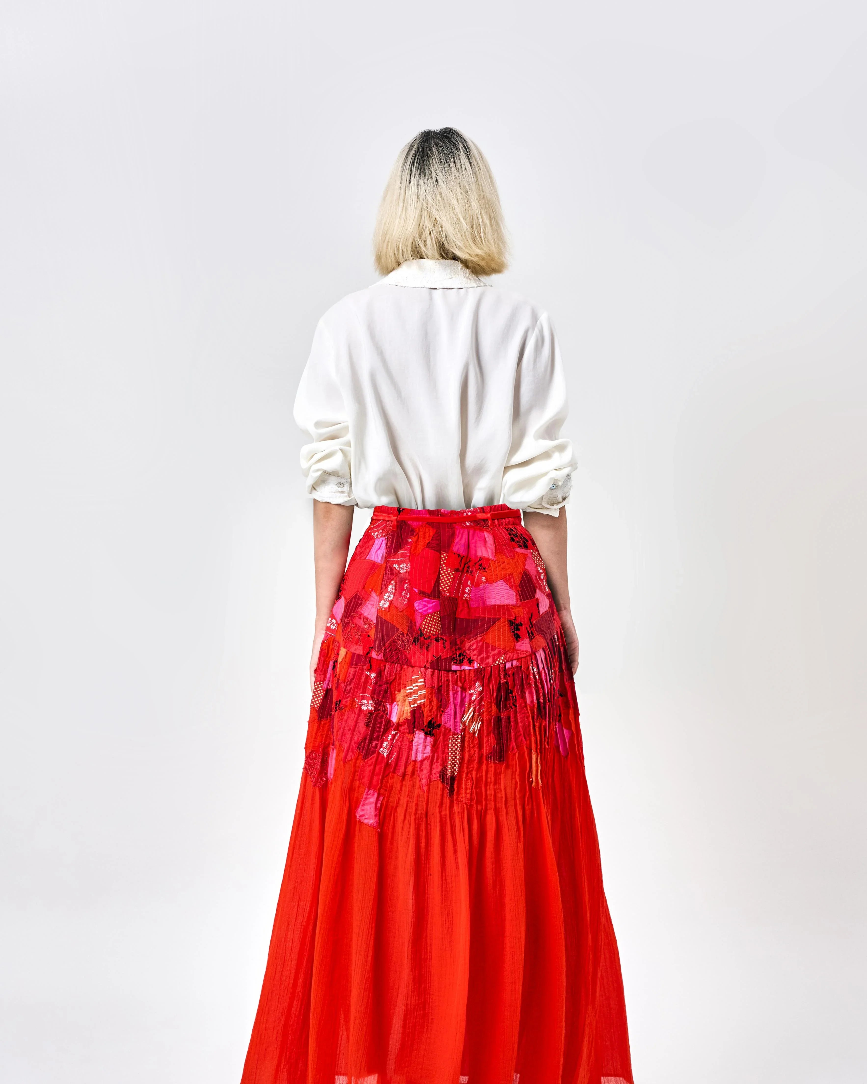 KHAAR | Scrap Midi Skirt