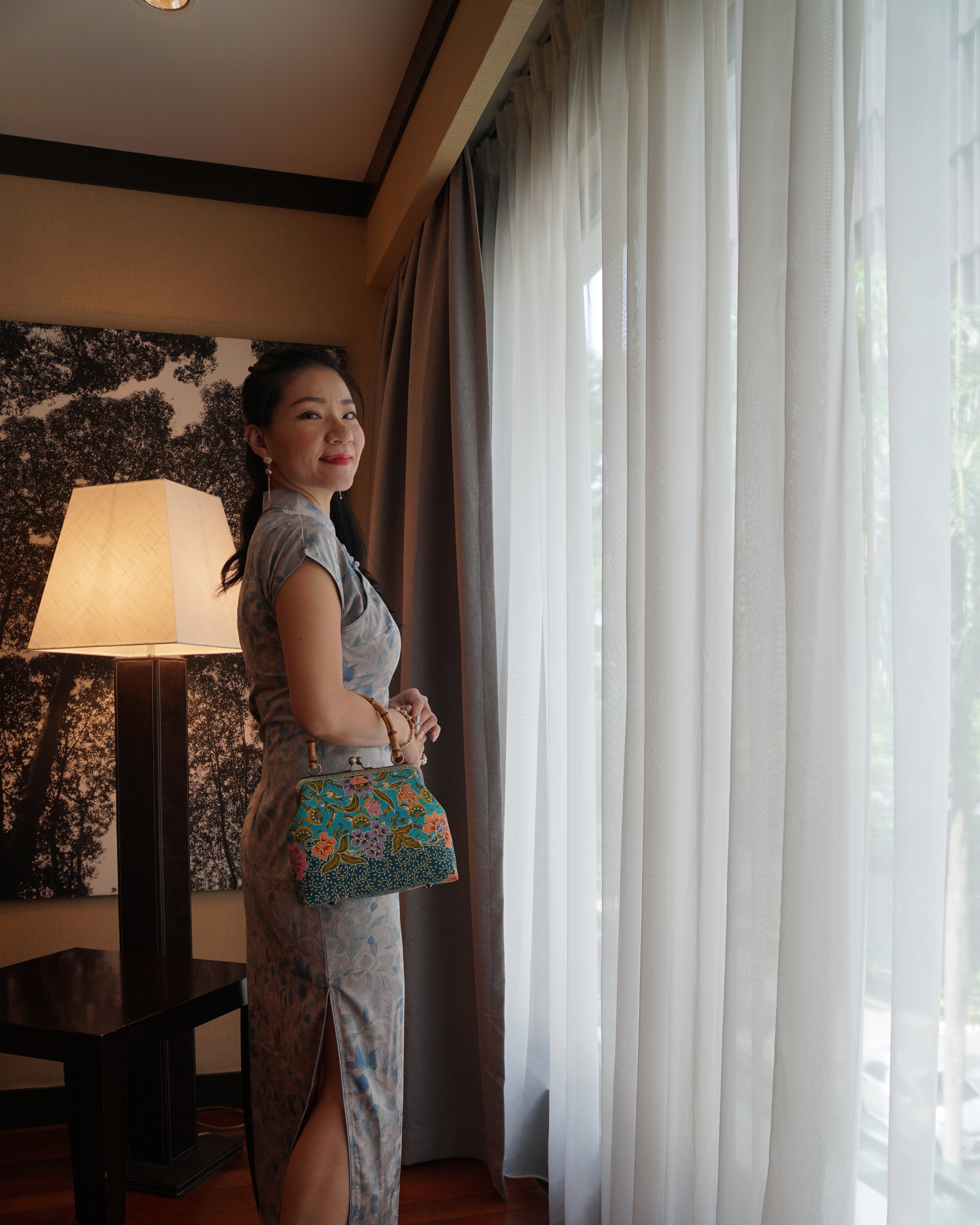 COCOONESE | Bamboo Top Handle Bag - Revolving Dream (GN)