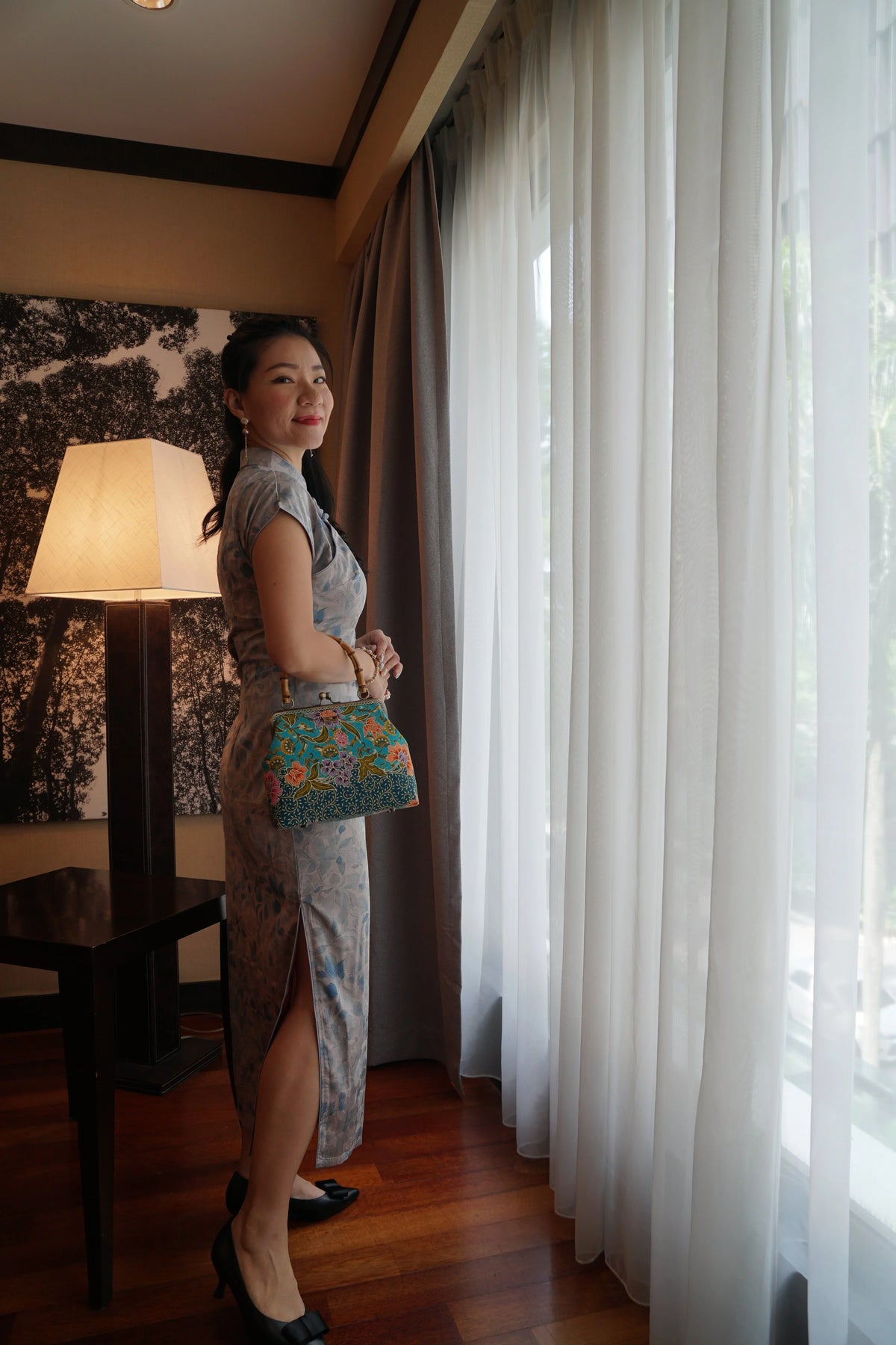 COCOONESE | Bamboo Top Handle Bag - Revolving Dream (GN)