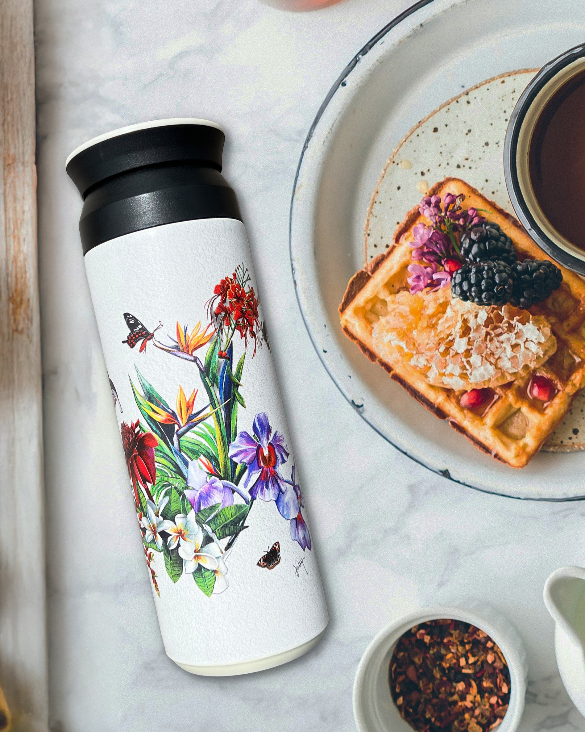KELLY SER ATELIER | Travel Tumbler: City in Bloom