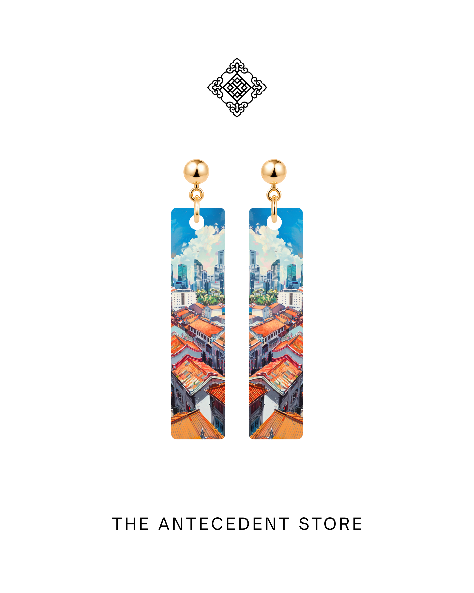 THE ANTECEDENT STORE | Singapore Skyline Earrings