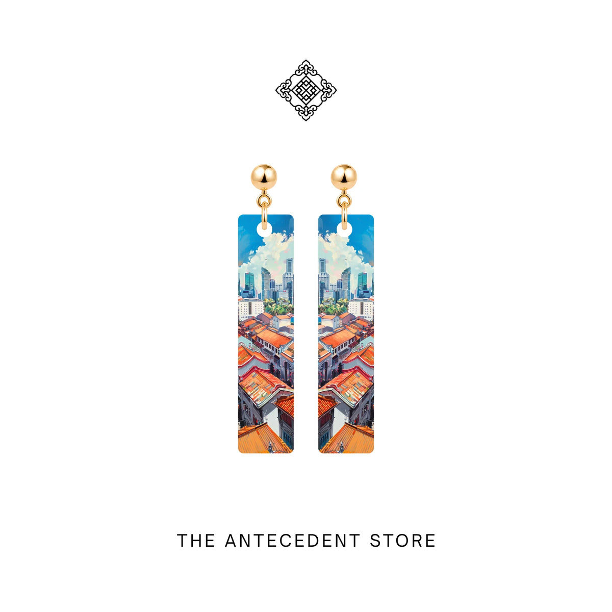 THE ANTECEDENT STORE | Singapore Skyline Earrings