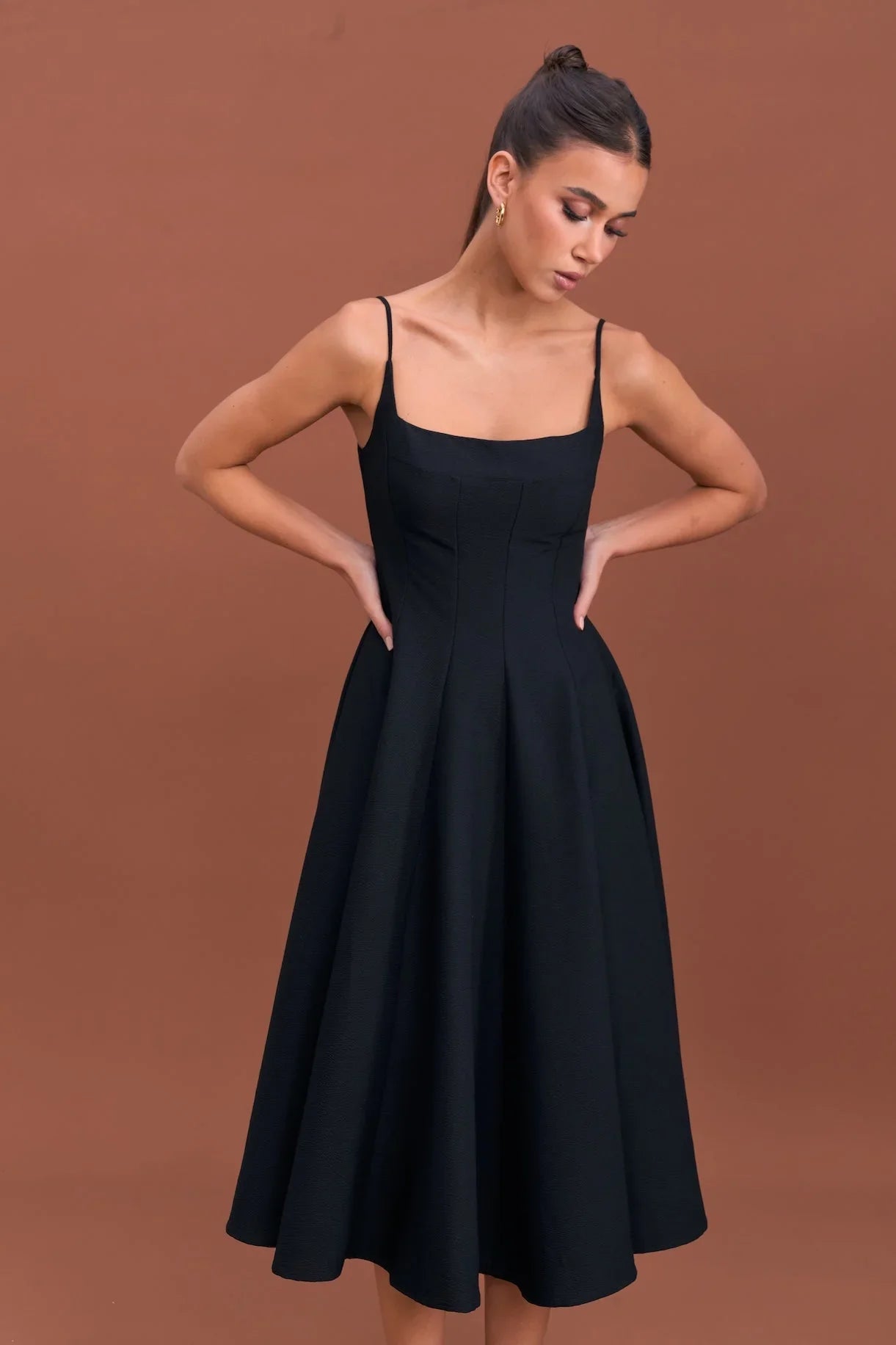 EMVY | Millie Padded Dress - Black