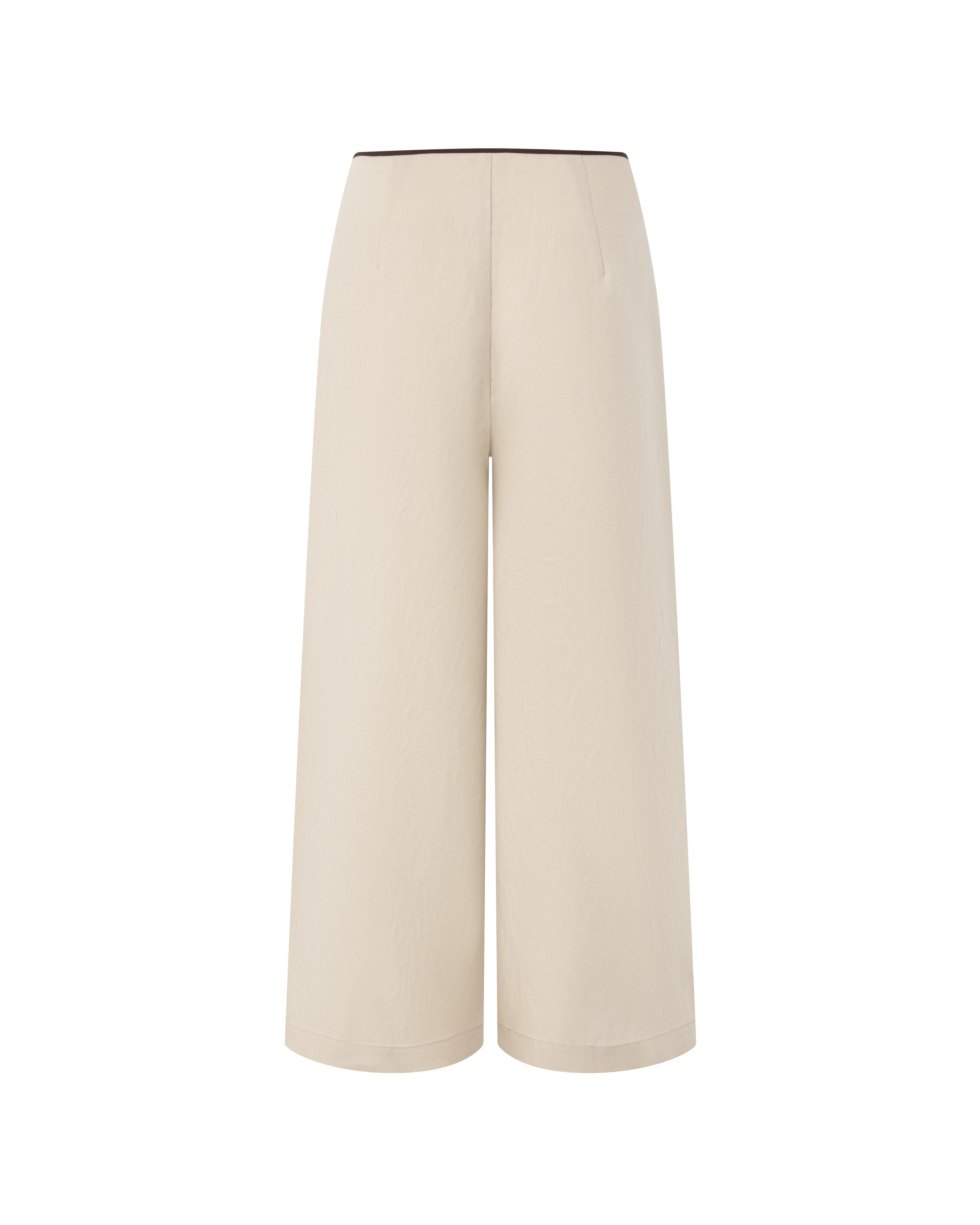 LAYERPLAN | Evara Linen Wrap Trousers