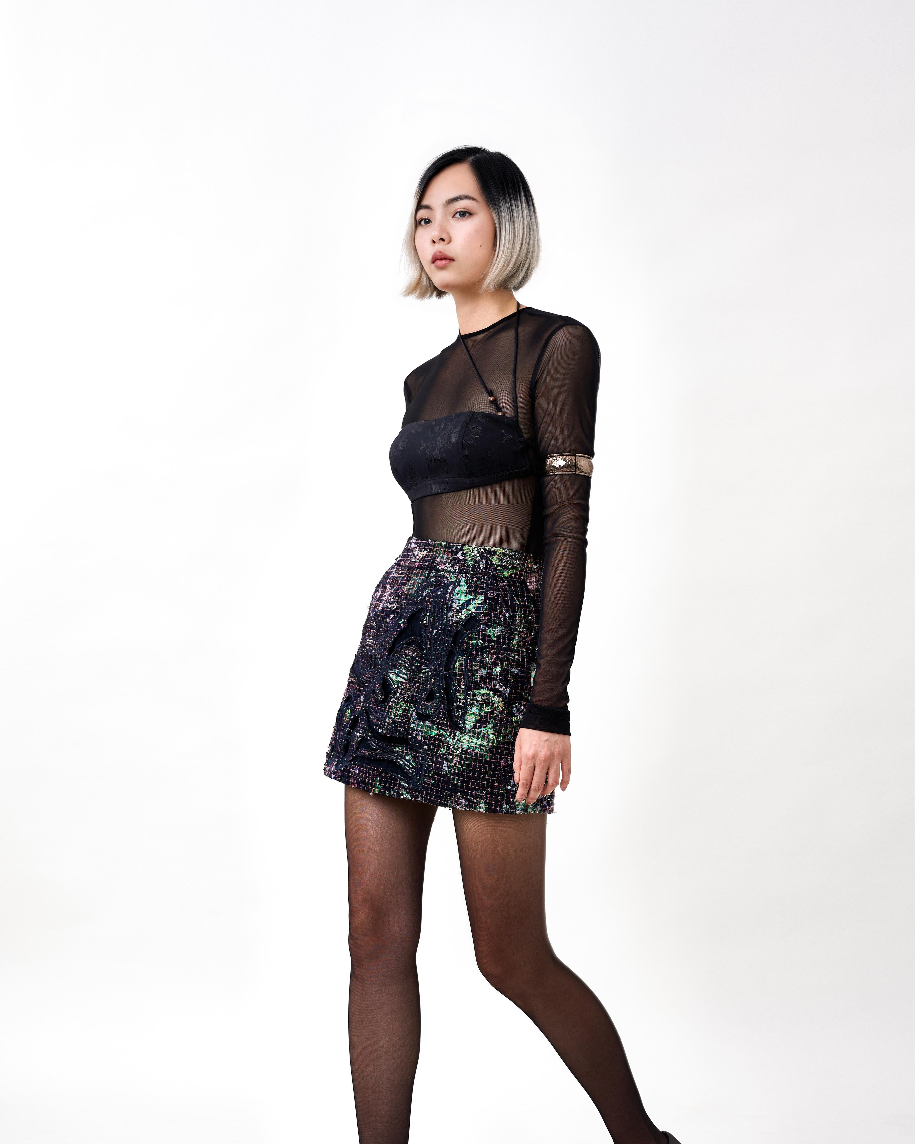 KHAAR | Starry Night Mini Skirt