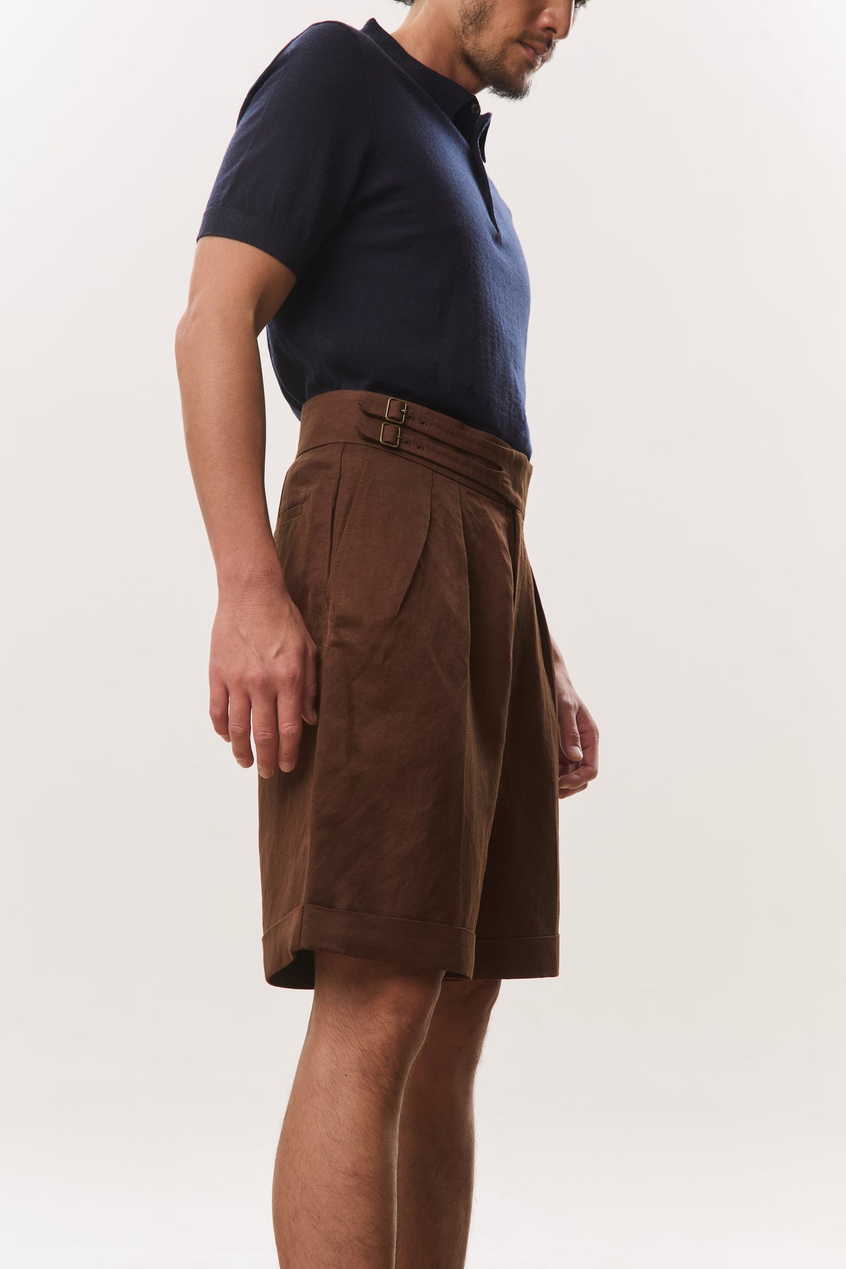 HOUSE OF HOUSE OF ANON PTE. LTD. | Aren Double Buckle Tailored Shorts