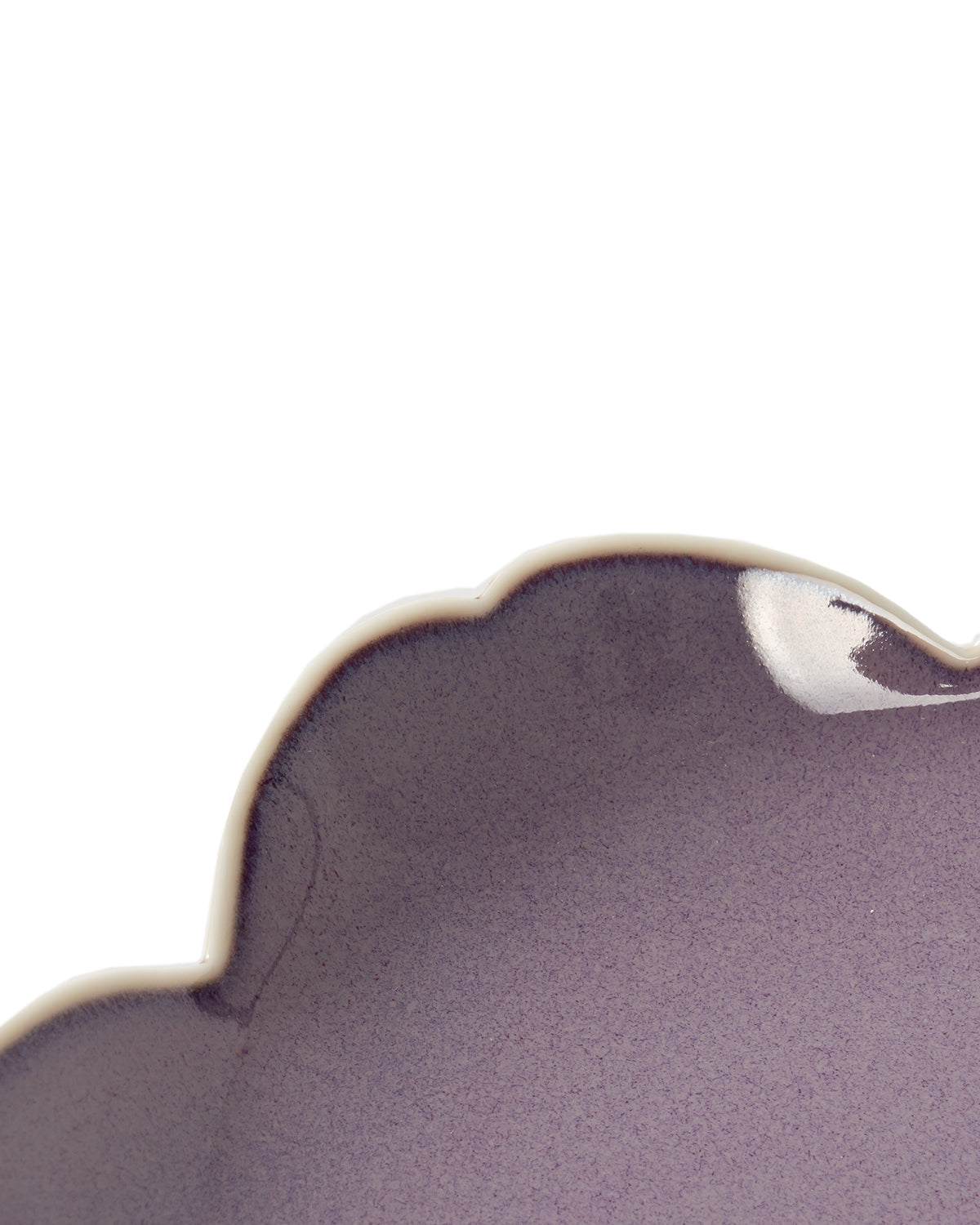 CRAFILAB | Purple & Jun Kiln Transmutation Floral Saucer