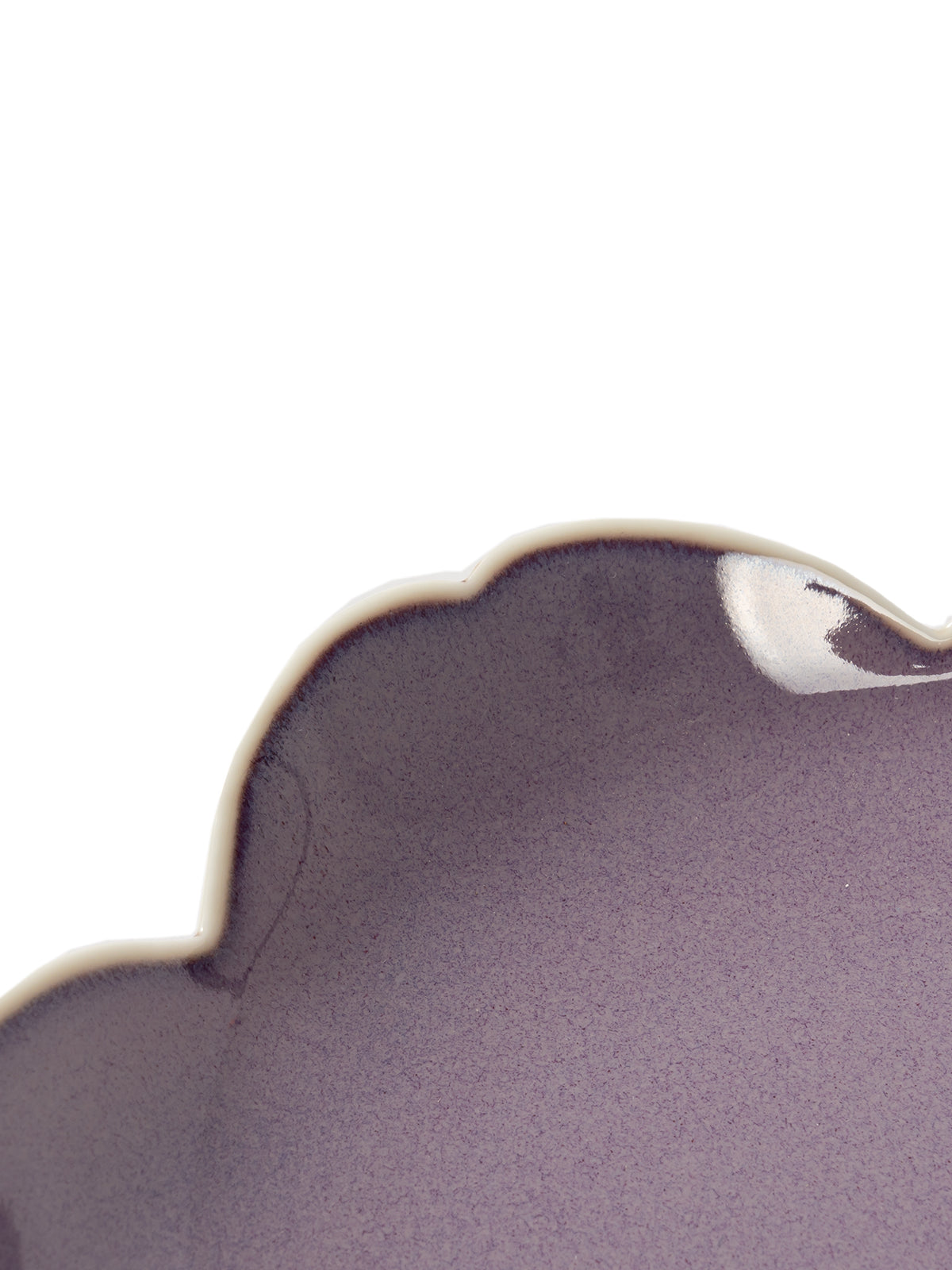 CRAFILAB | Purple & Jun Kiln Transmutation Floral Saucer