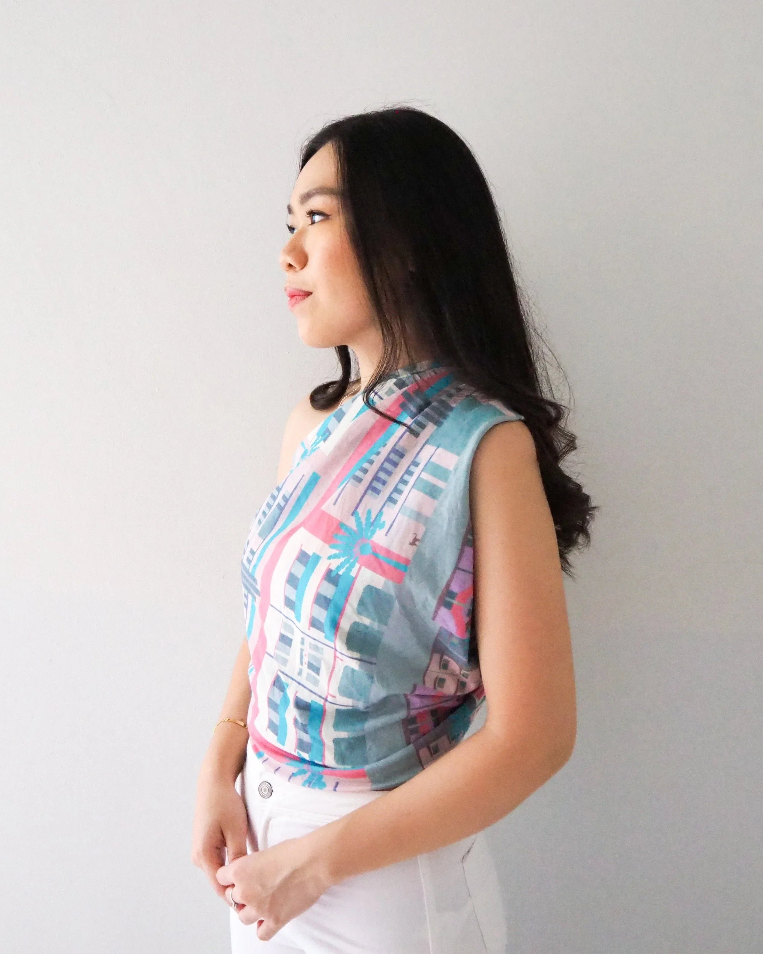 BINARY STYLE | Hip Tiong Bahru 115x115cm Square Scarf
