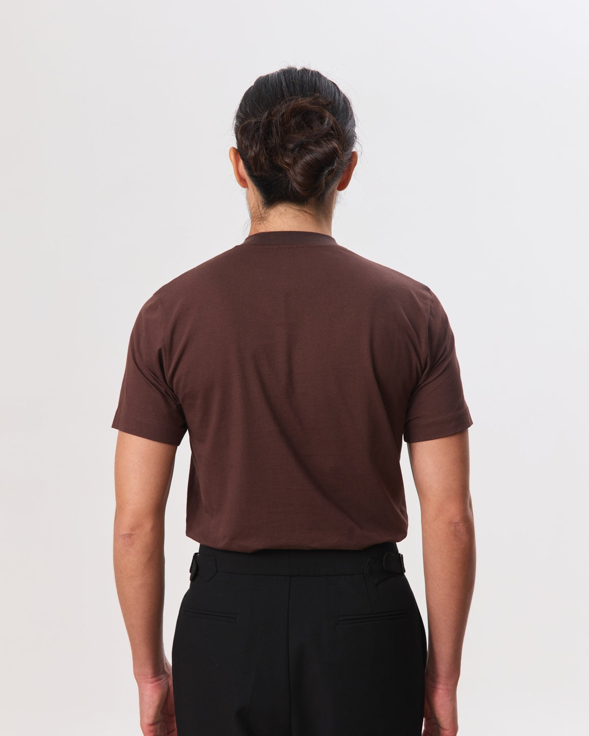 HOUSE OF ANON | Arlo Mock Neck Tee, Jersey