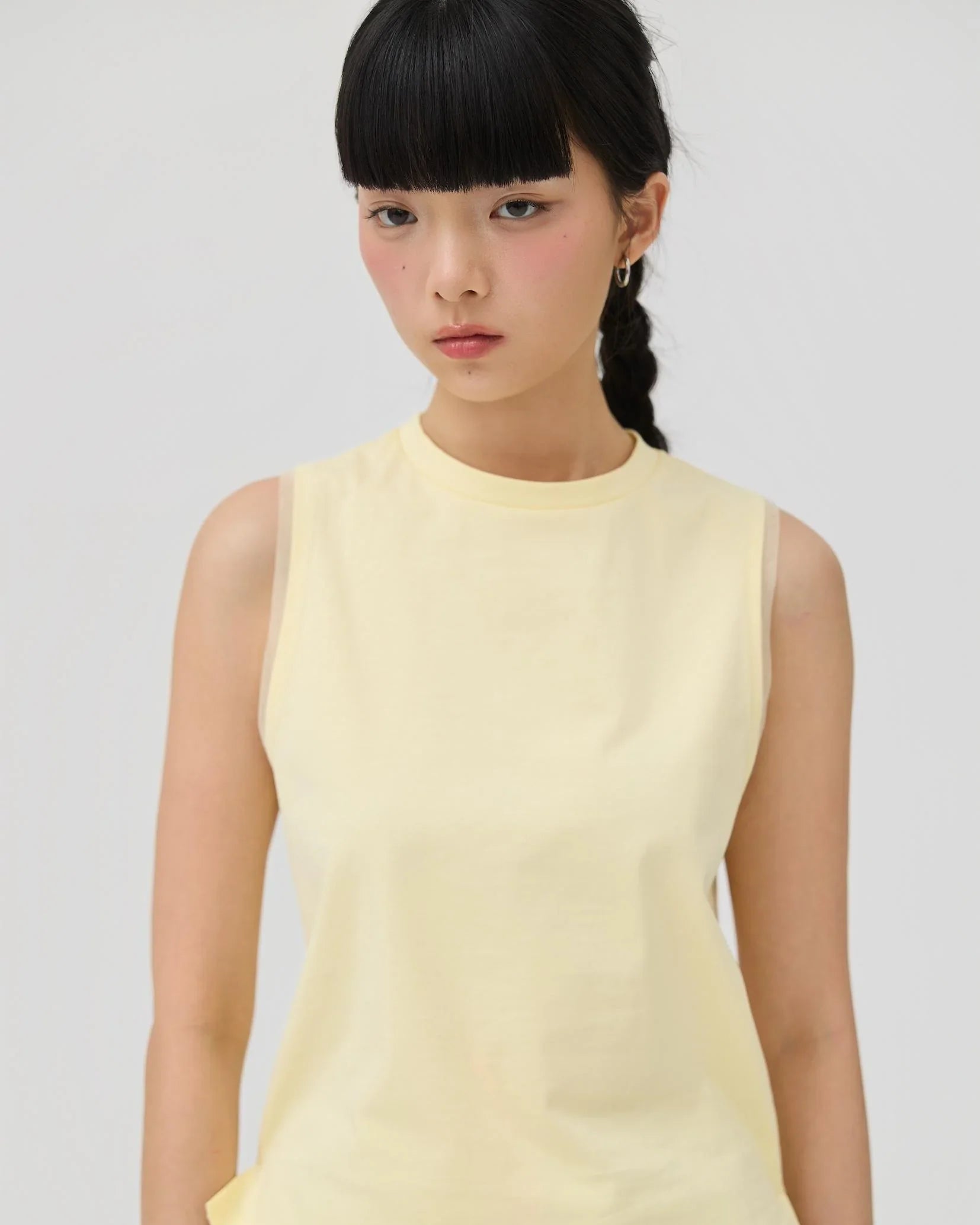 3EIGHTH | Kumo Muscle Tank | Butter Yellow