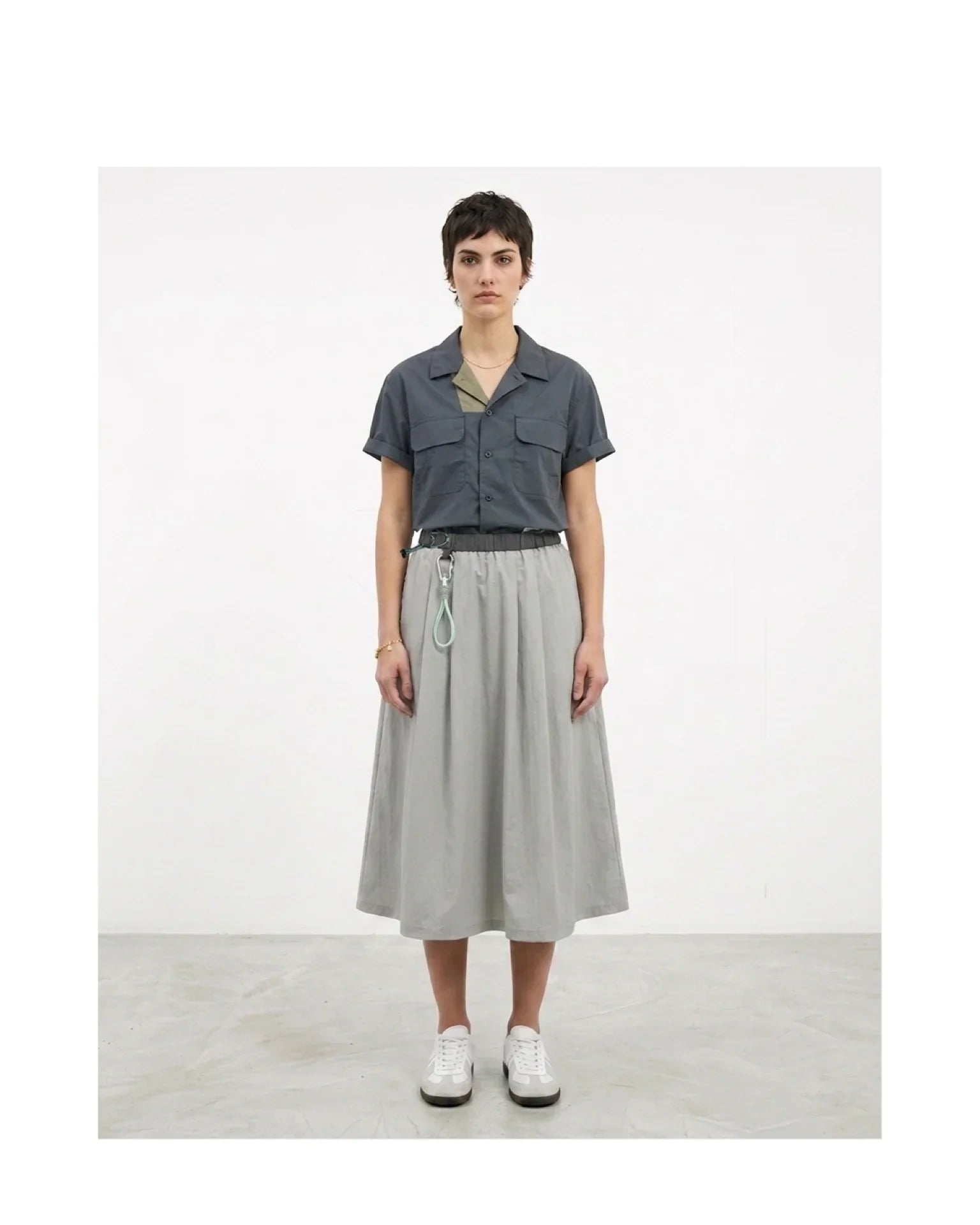 SPARROW GREEN | FAYE waistFAST Midi Skirt