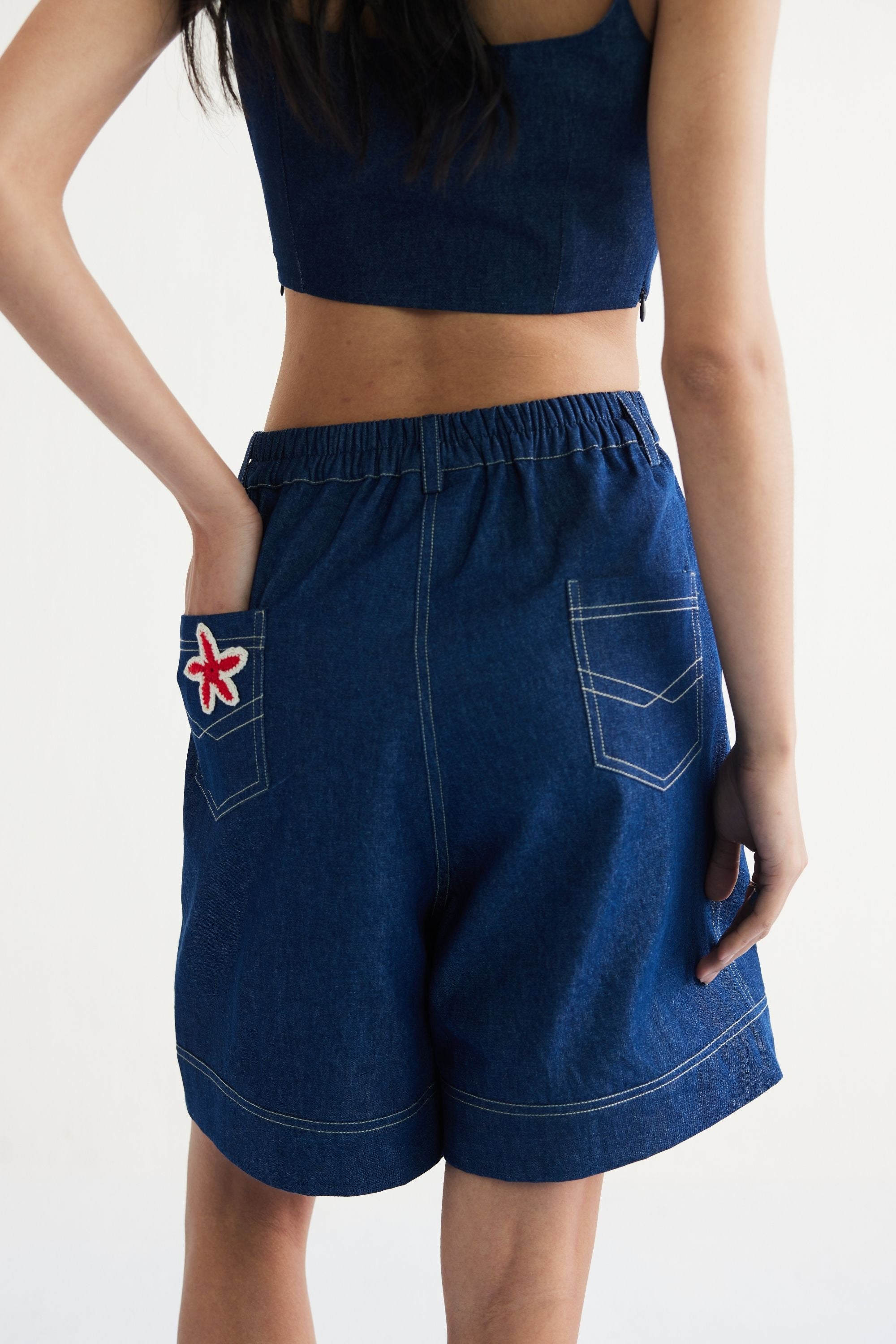 SUI | Deepwater Sustainable Denim Shorts