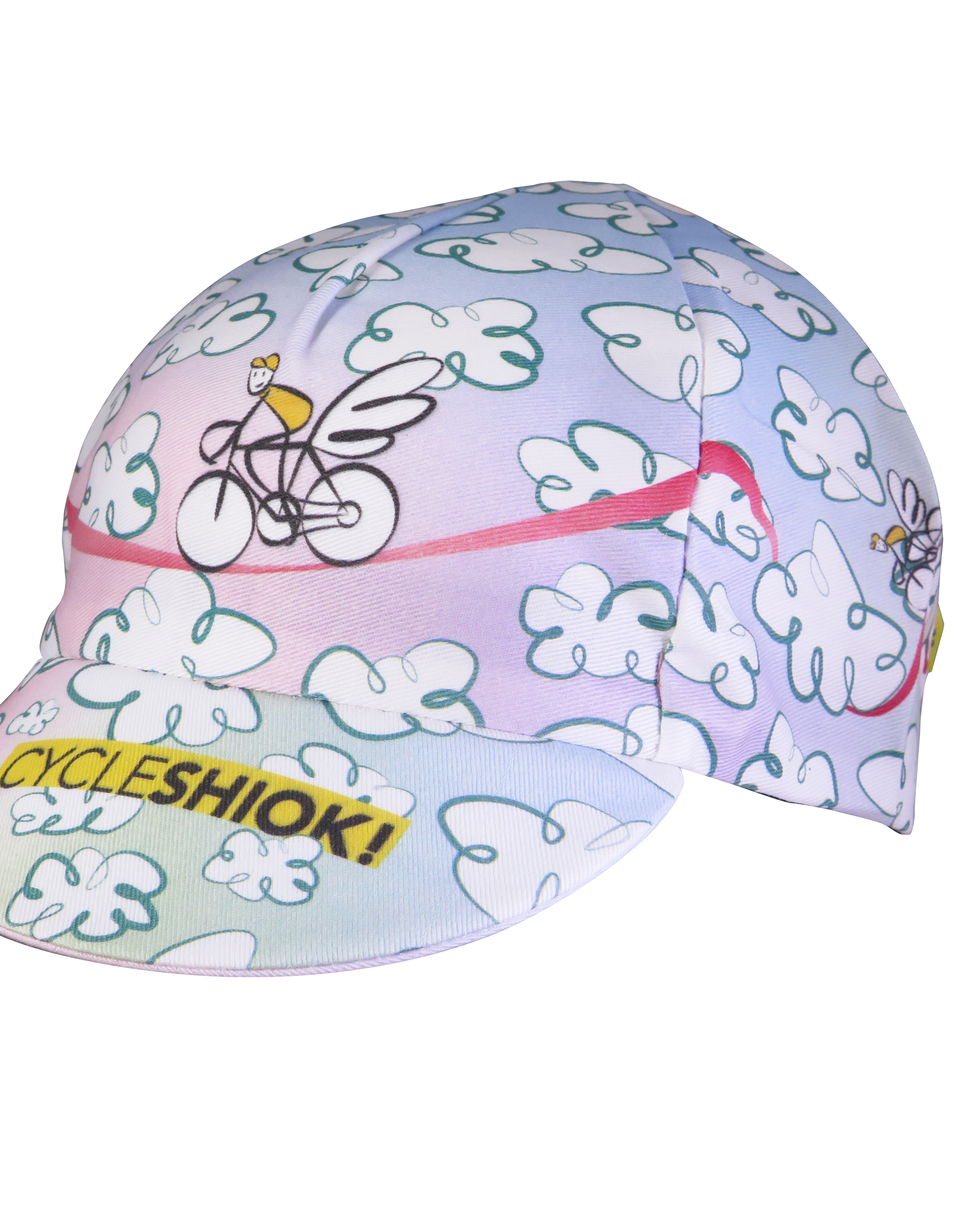 A DESIGN BY TAKACHYA | Cycling Cap - Flying Unicorn Psychedelic