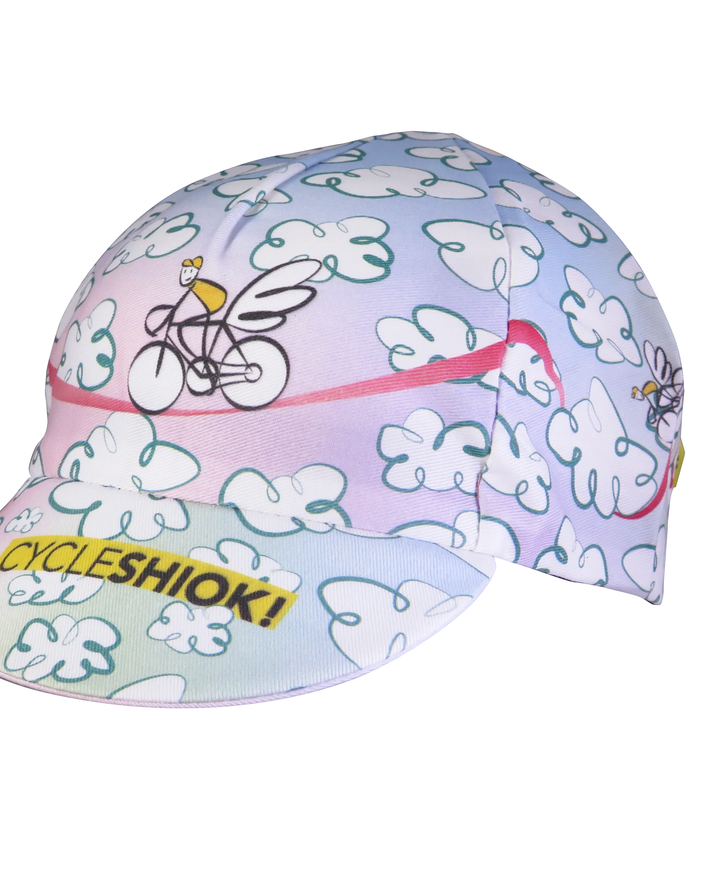 A DESIGN BY TAKACHYA | Cycling Cap - Flying Unicorn Psychedelic