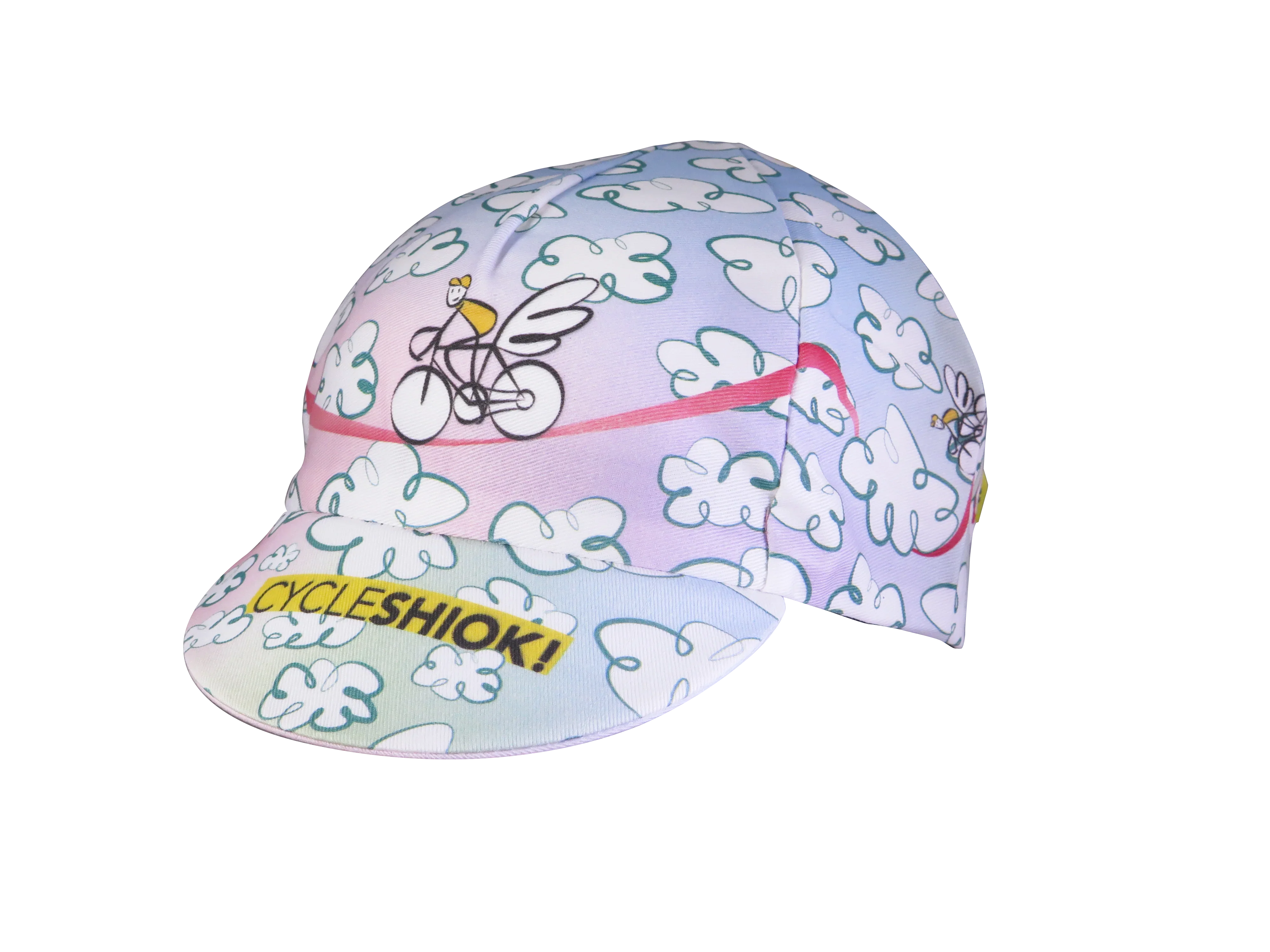 A DESIGN BY TAKACHYA | Cycling Cap - Flying Unicorn Psychedelic