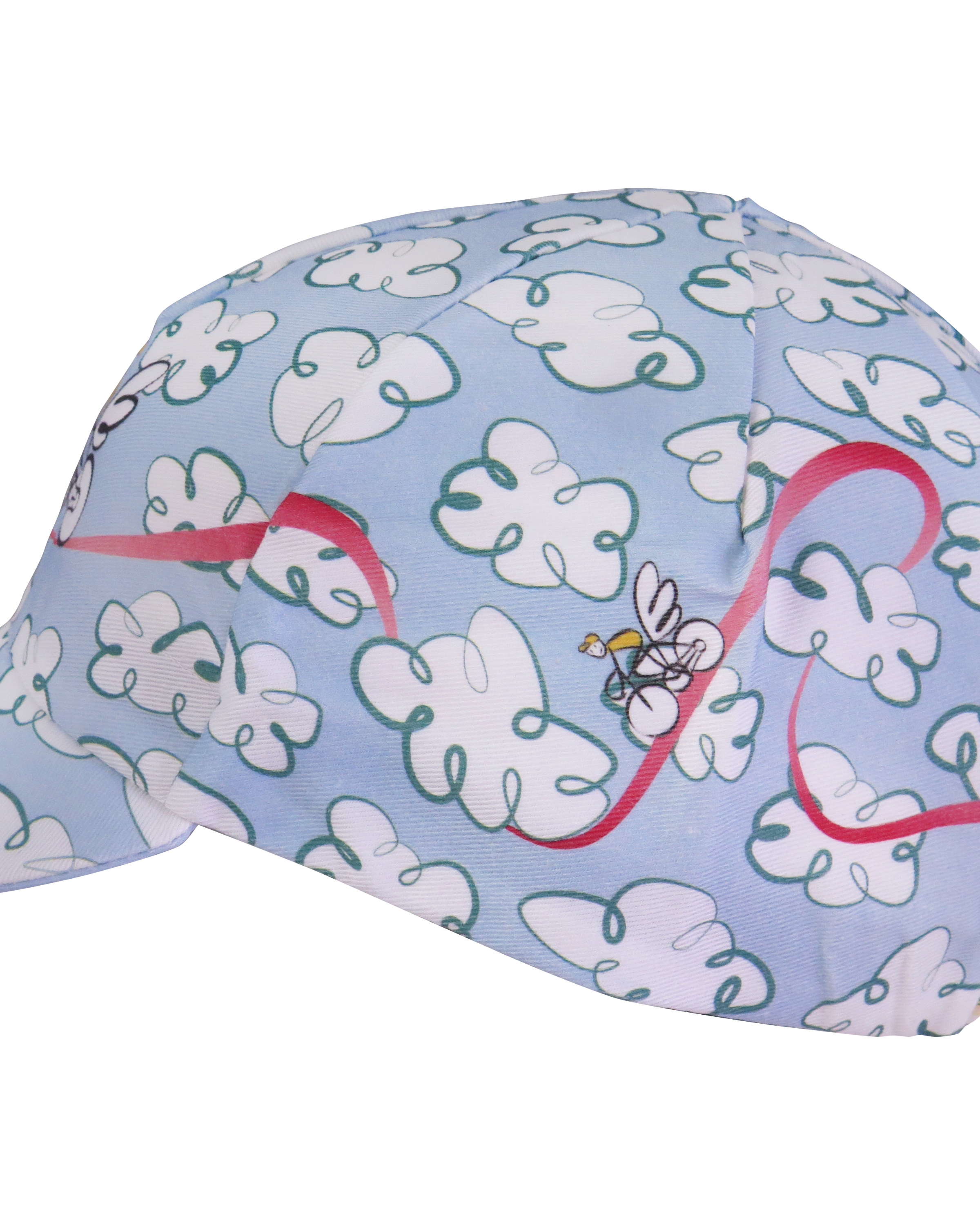 A DESIGN BY TAKACHYA | Cycling Cap - Flying Unicorn Sky Blue