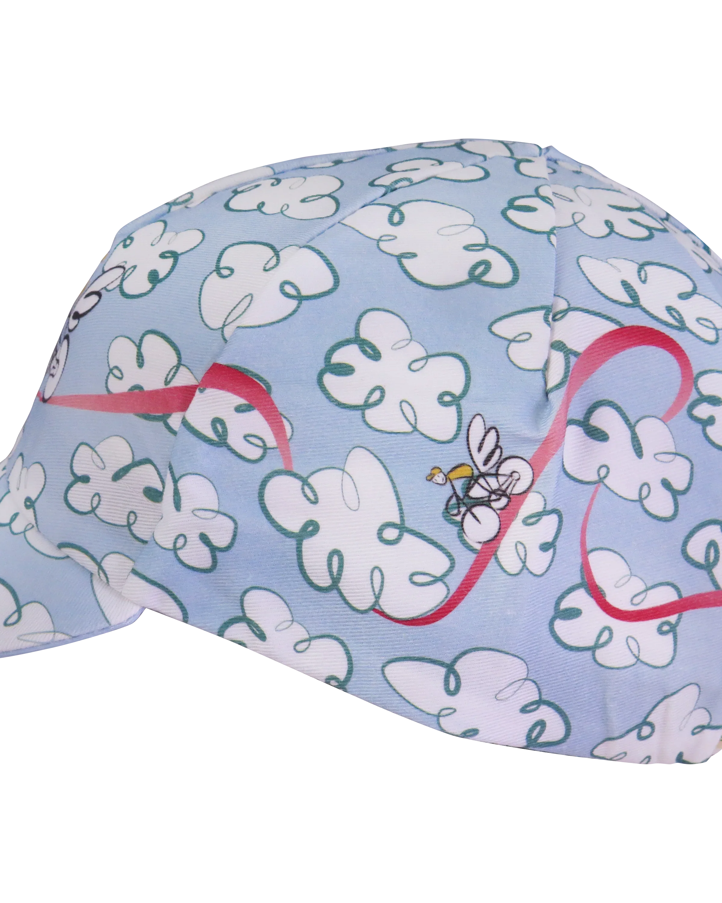 A DESIGN BY TAKACHYA | Cycling Cap - Flying Unicorn Sky Blue