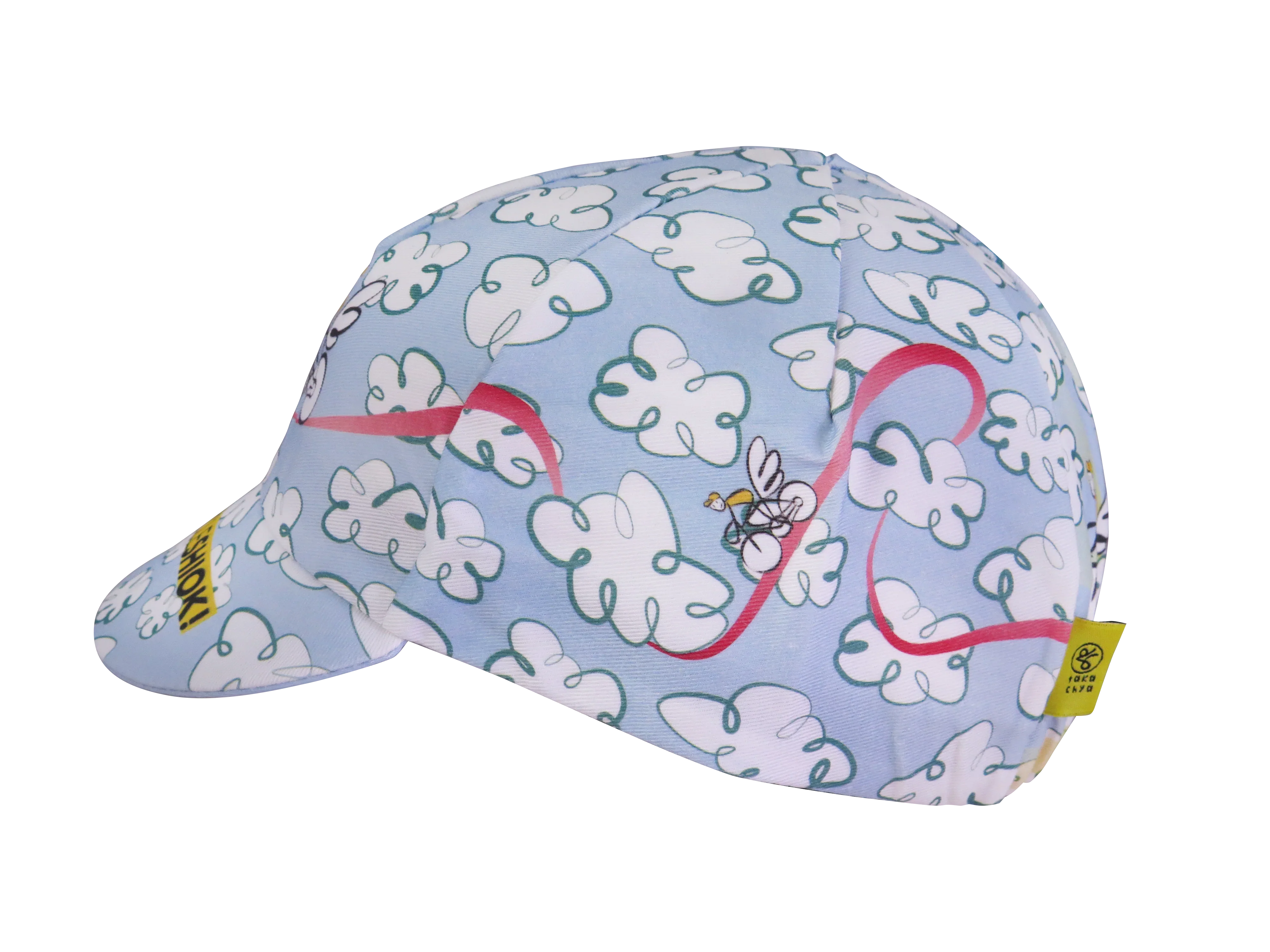 A DESIGN BY TAKACHYA | Cycling Cap - Flying Unicorn Sky Blue