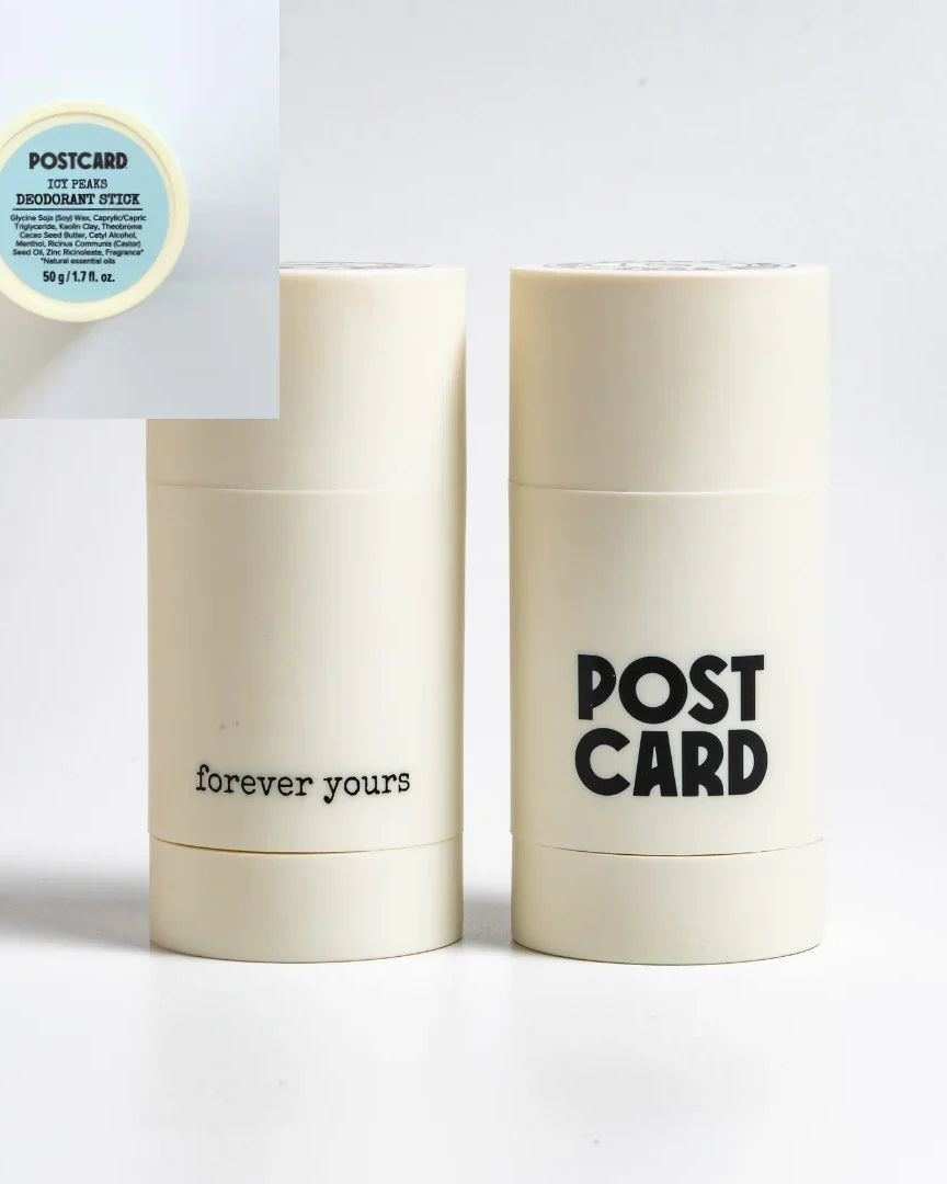 POSTCARD | Icy Peaks Deodorant 50g Stick And Case