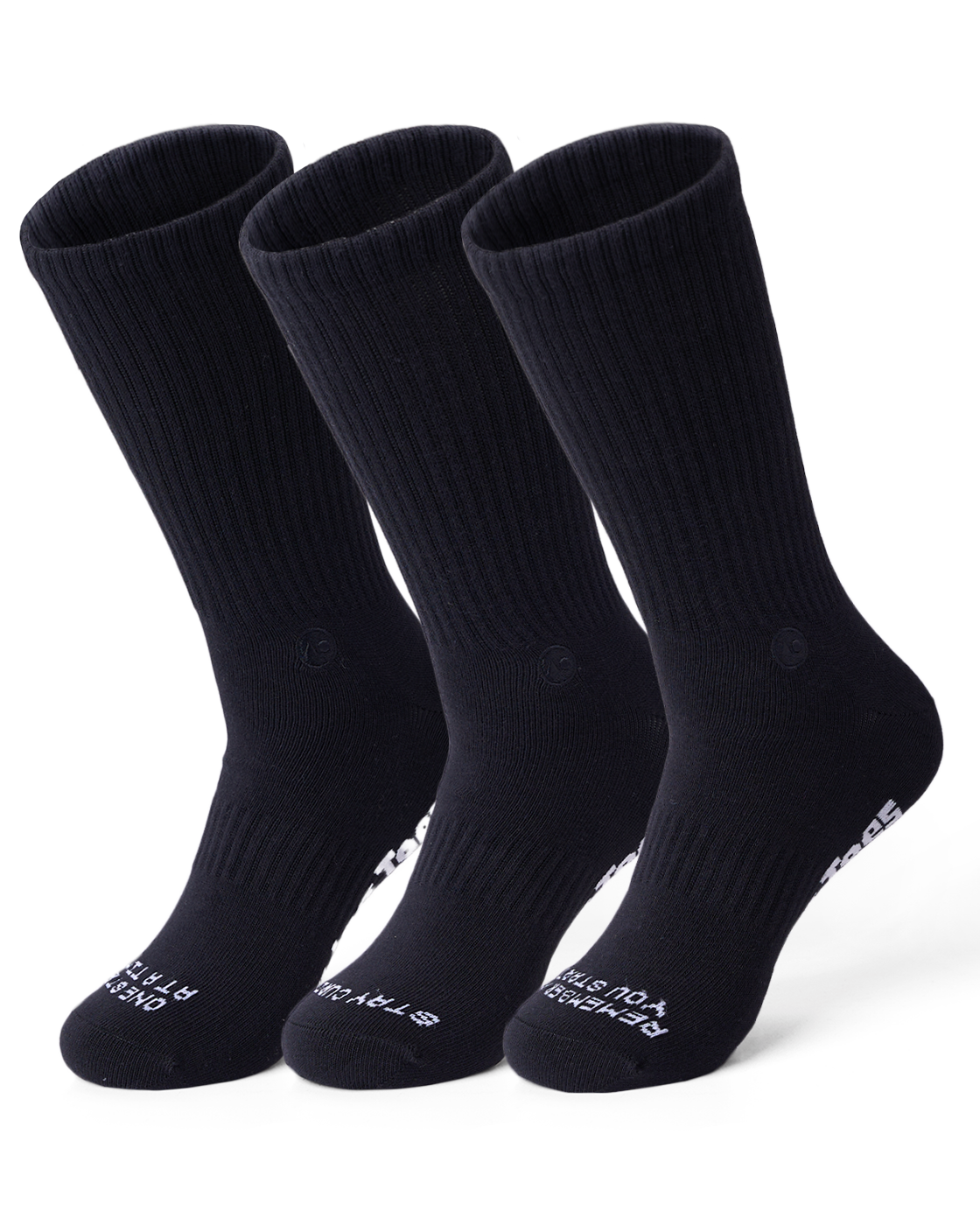 TALKING TOES | Better Better Basics Sock Pack | Black
