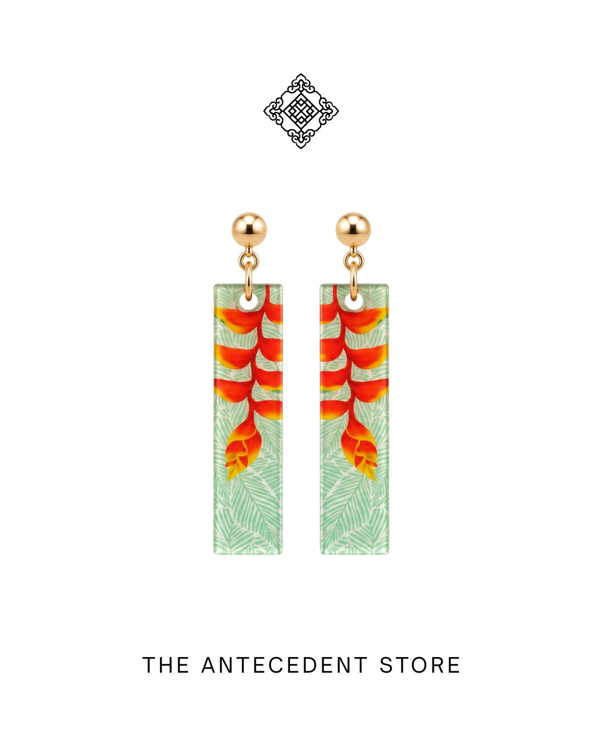 THE ANTECEDENT STORE | Heliconia Earrings | Stories Of Singapore