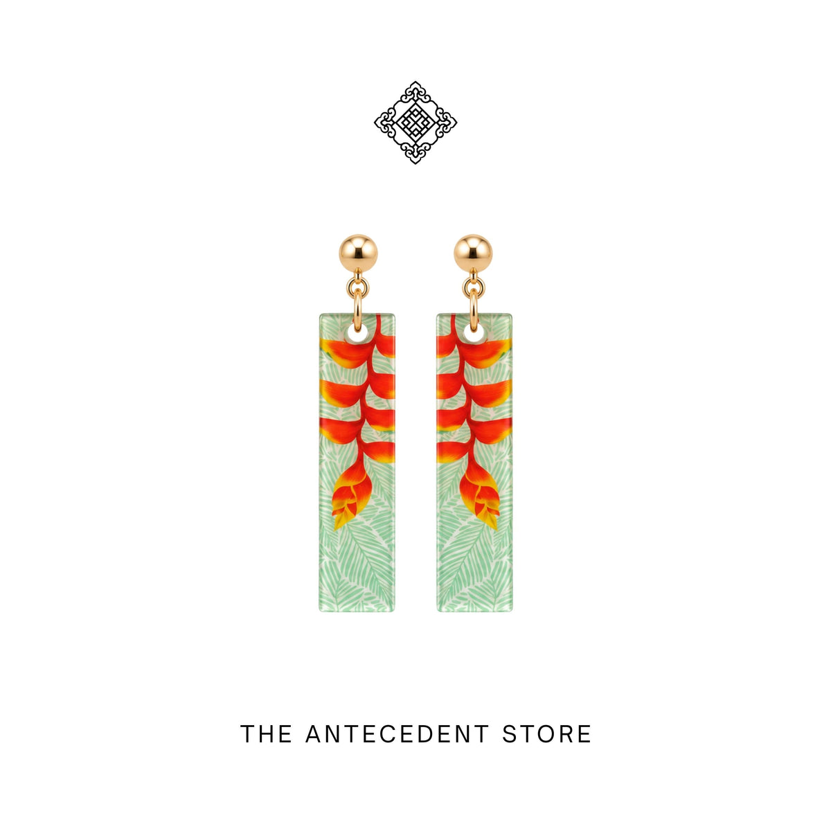 THE ANTECEDENT STORE | Heliconia Earrings | Stories Of Singapore