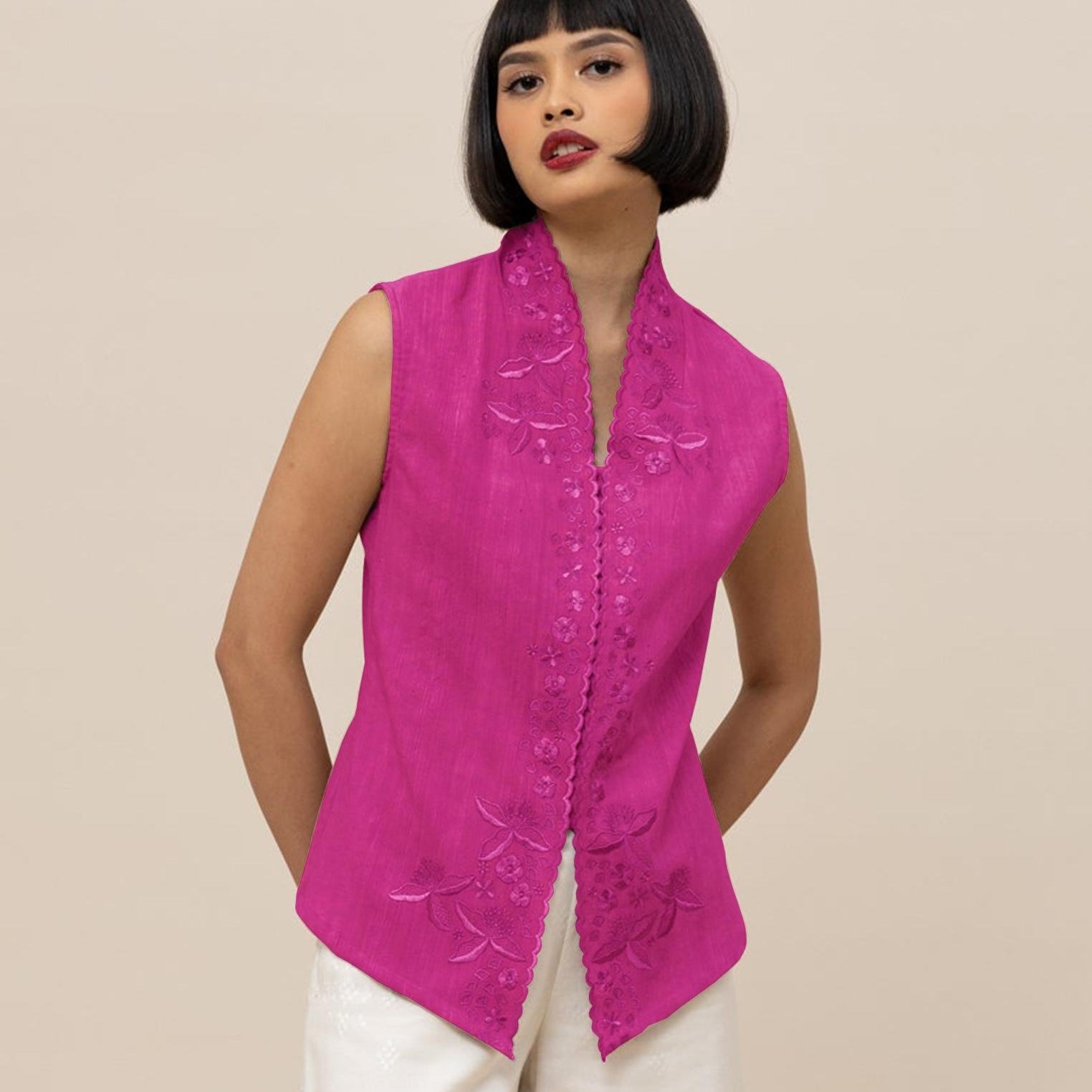 SUKKHA CITTA | FLORA - Embroidered Kebaya Vest