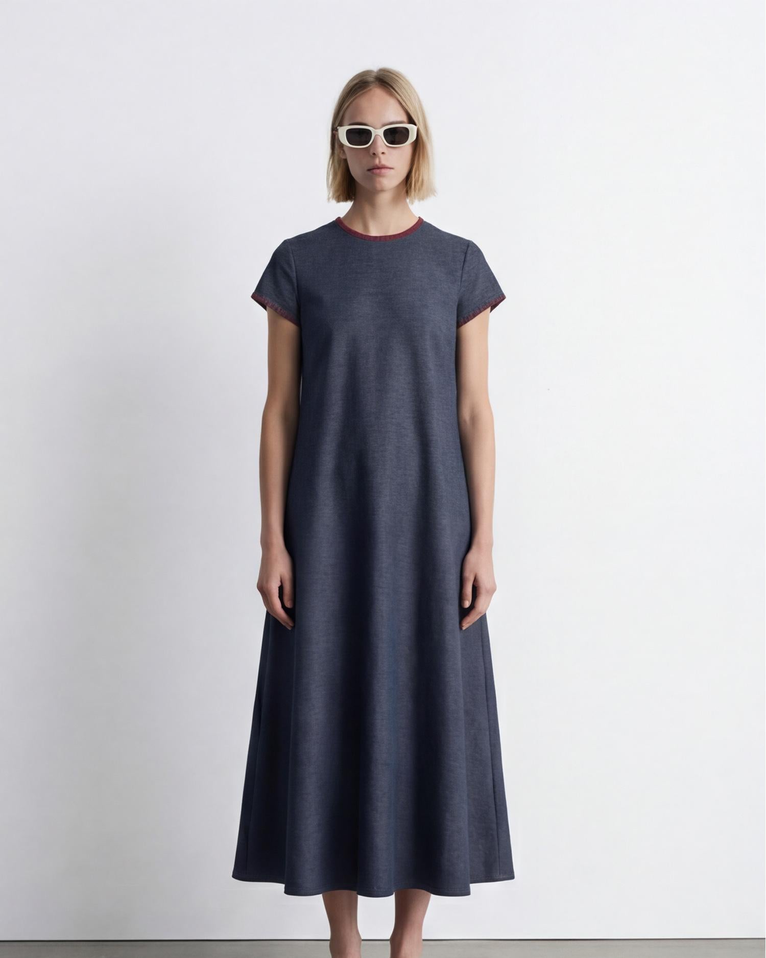 LAYERPLAN | Sena Shell-Trim A-Line Dress